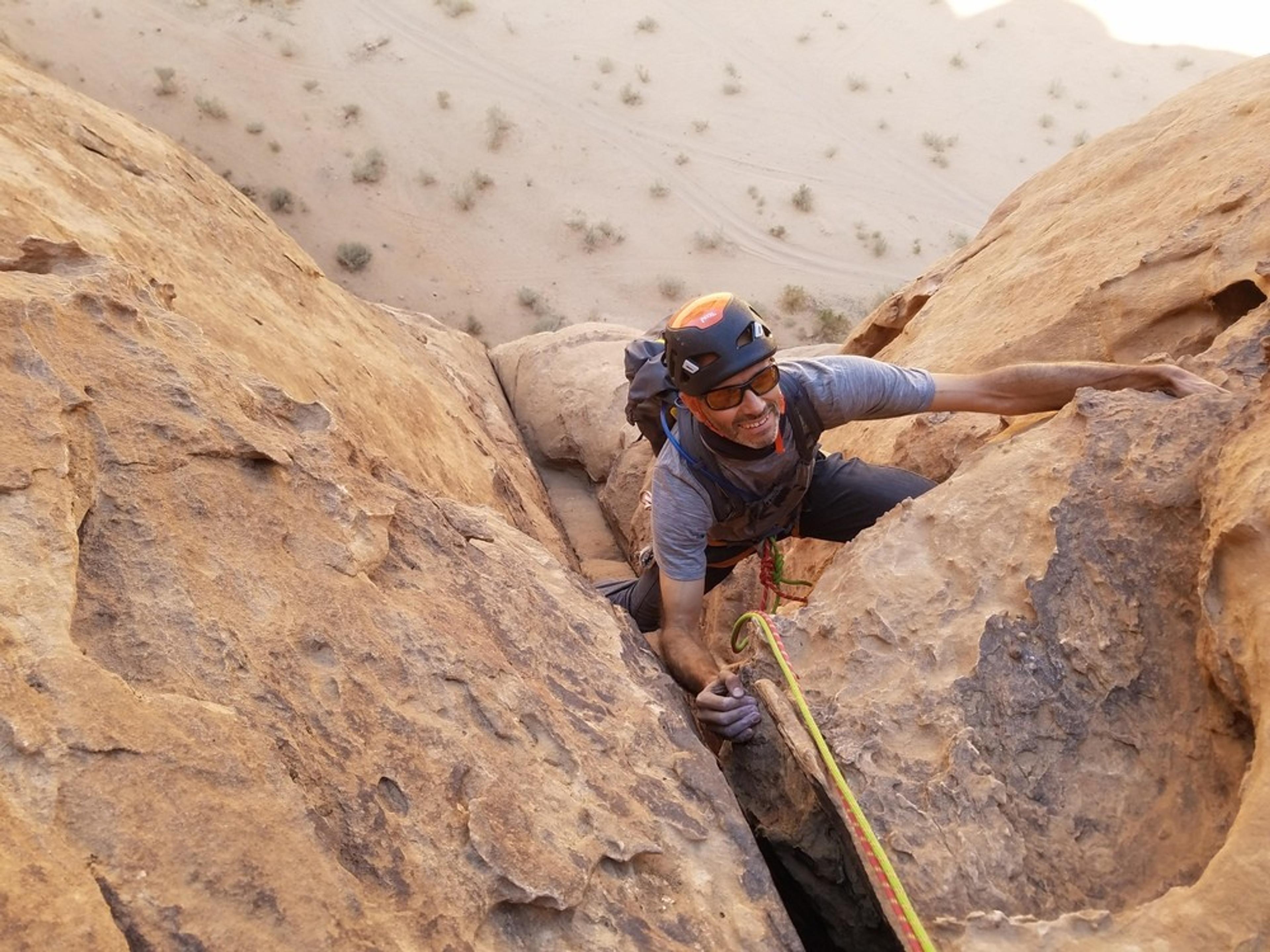 Barrah canyon - Storm - Fin du passage en 6a