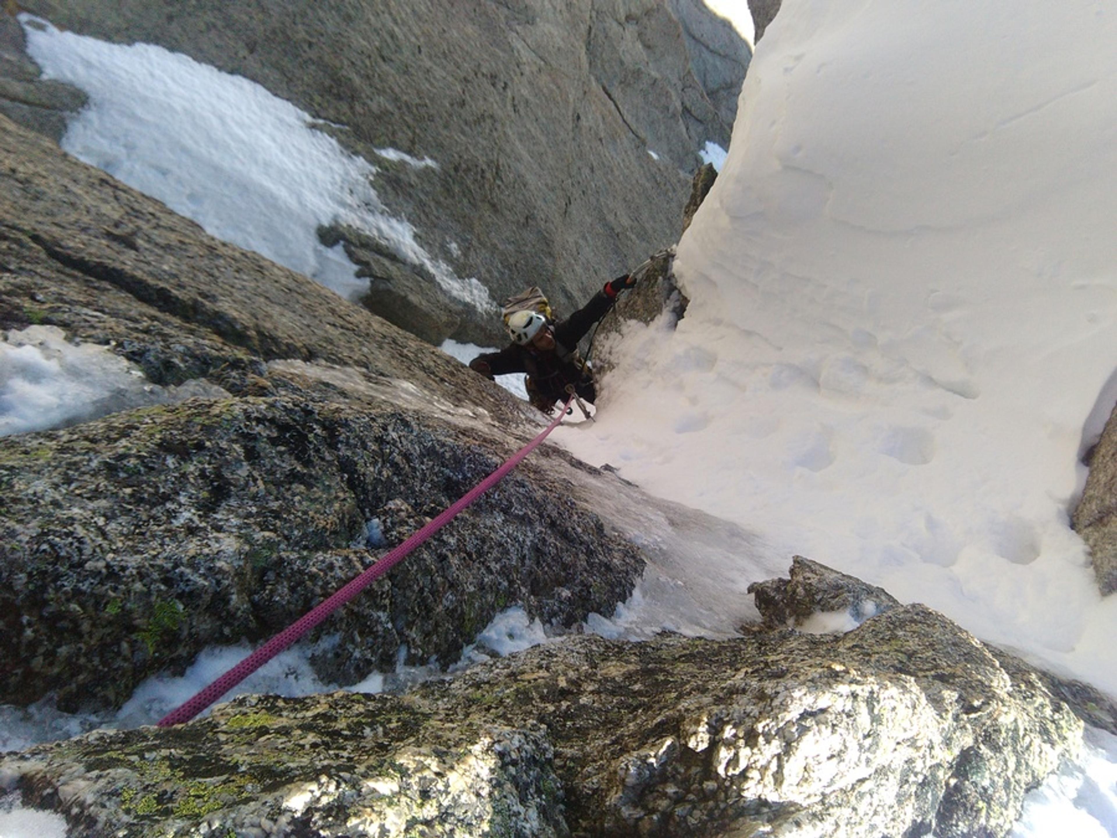 Goulotte Pélissier - Le passage mixte