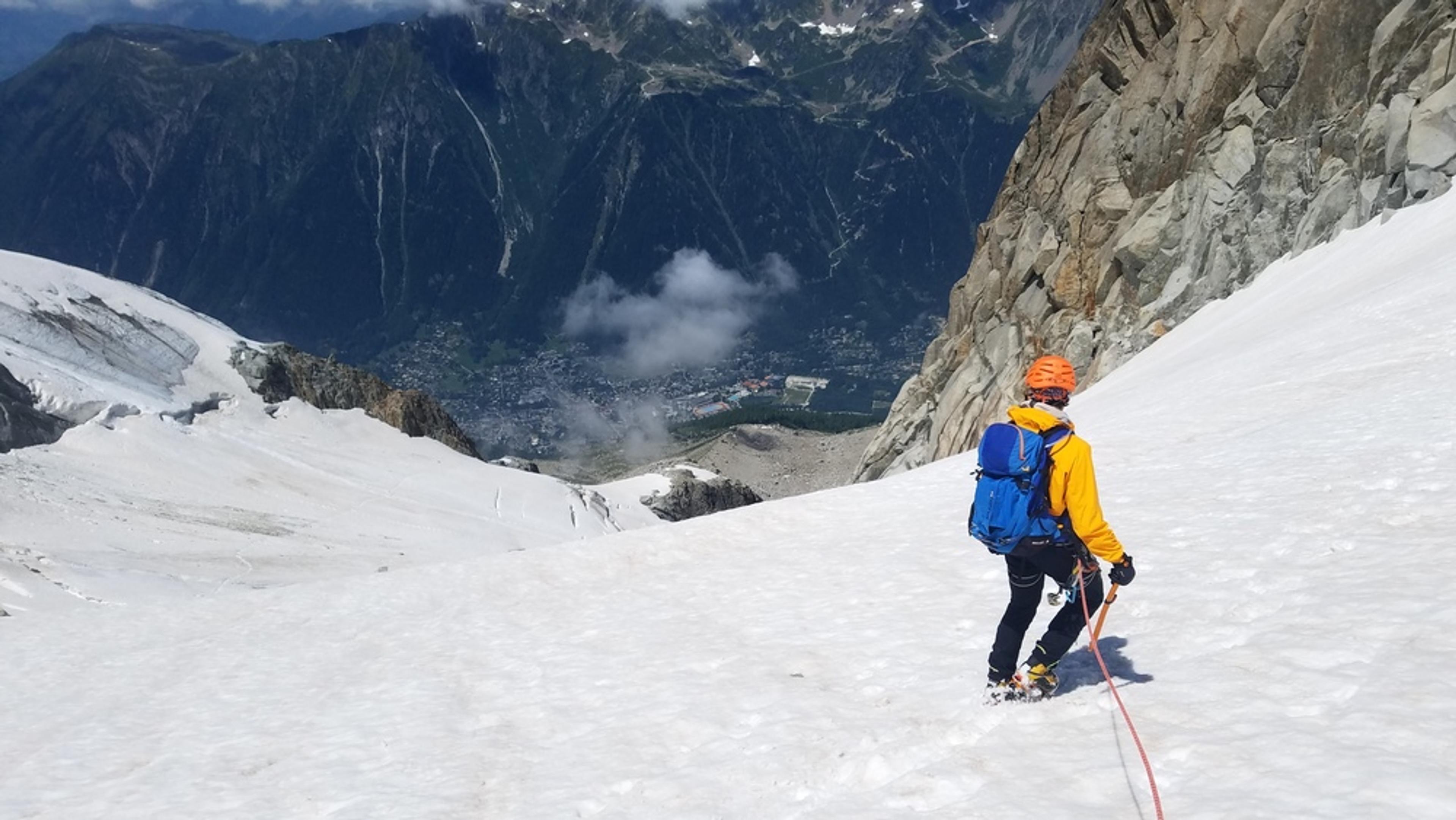 Descente sur le glacier des nantillons