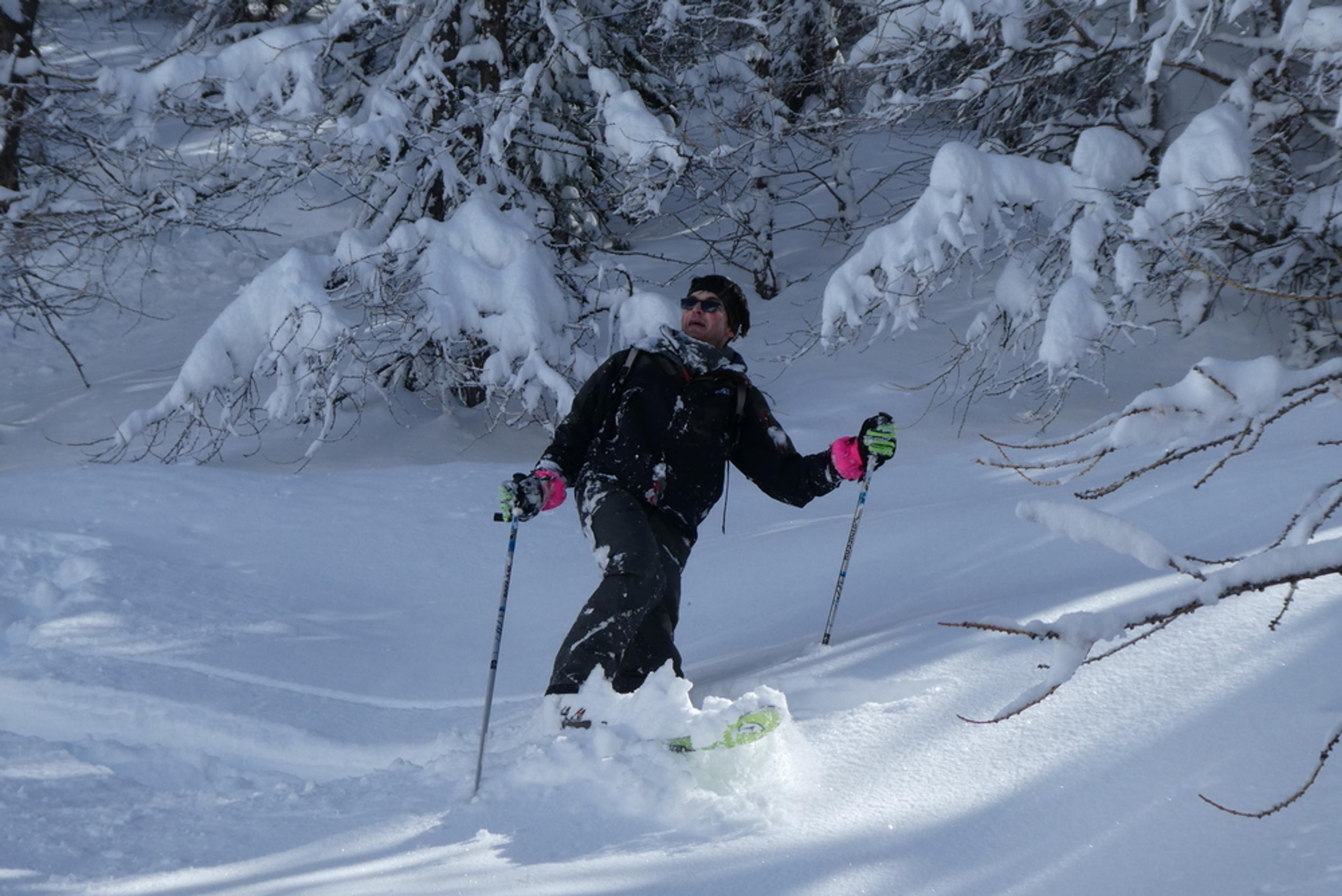 Ski randonnée les Orres - Goûteur de neige