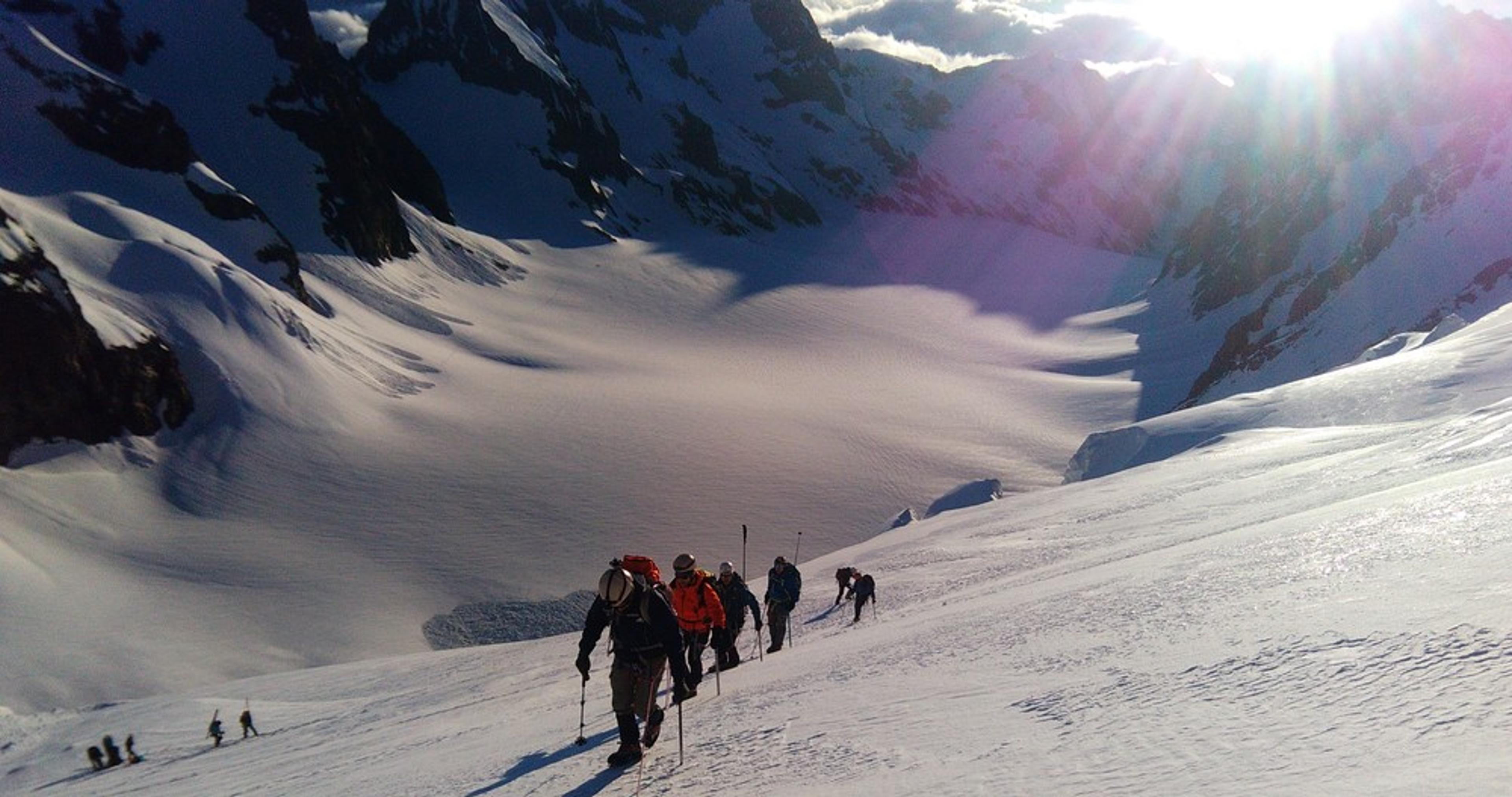 Stage Dôme des Ecrins - Dans la montée au Dôme
