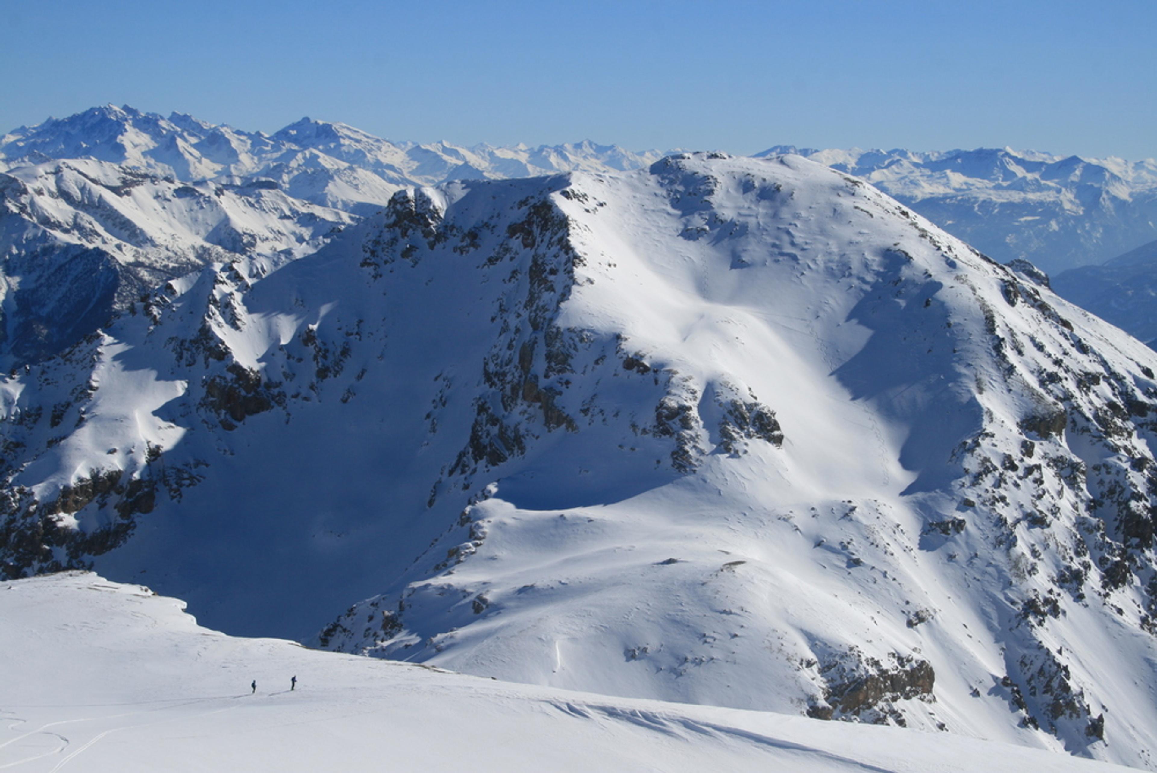 Cime de la Condamine - Les premiers virages