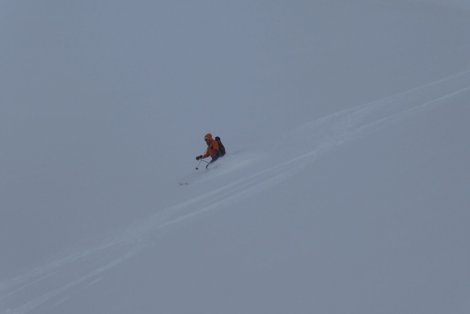 Ski randonnée Ubaye Fouillouse - Tour du Replat des Genisses - Eddi dans la popow
