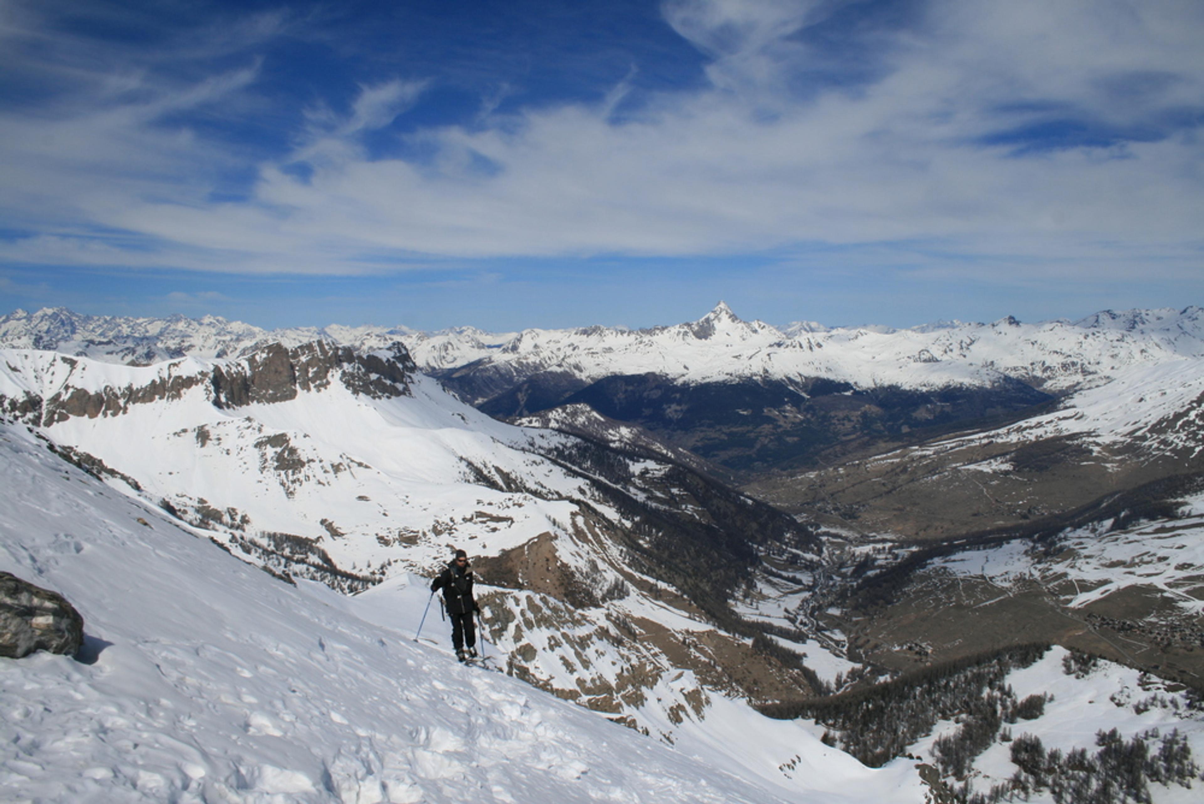 Pointe de Marcelette - Fin de la montée pour Maxence