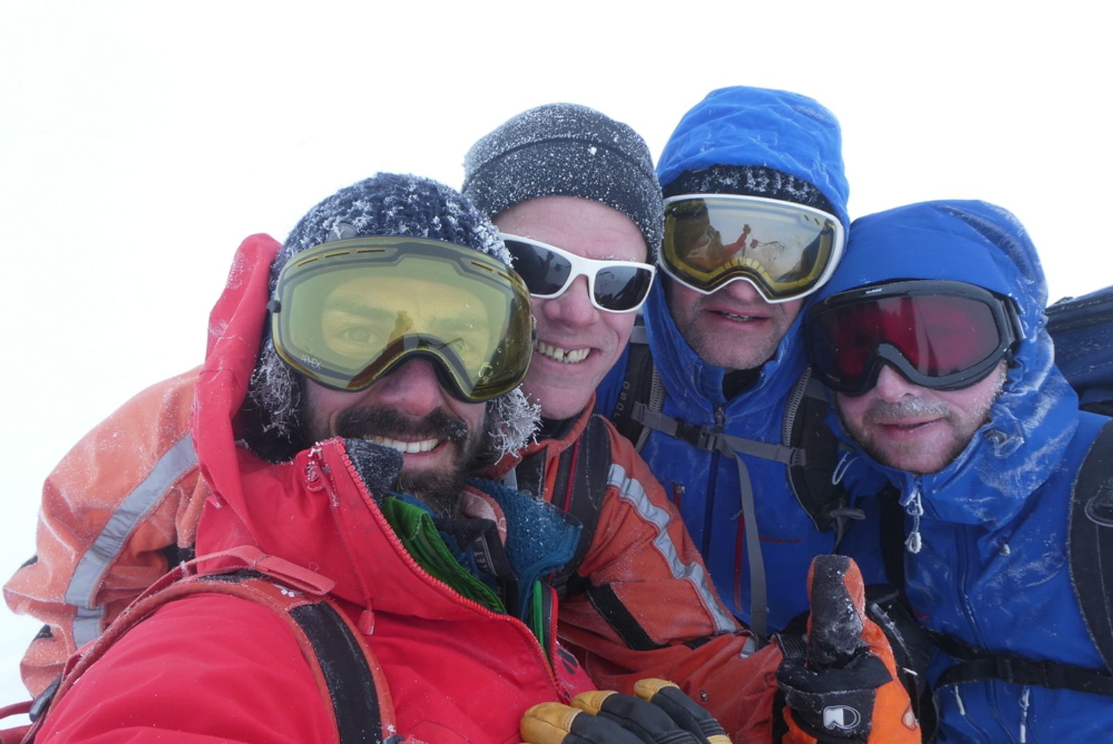 Ski rando - Roche Malotte - Petit fourchon - photo d'équipe