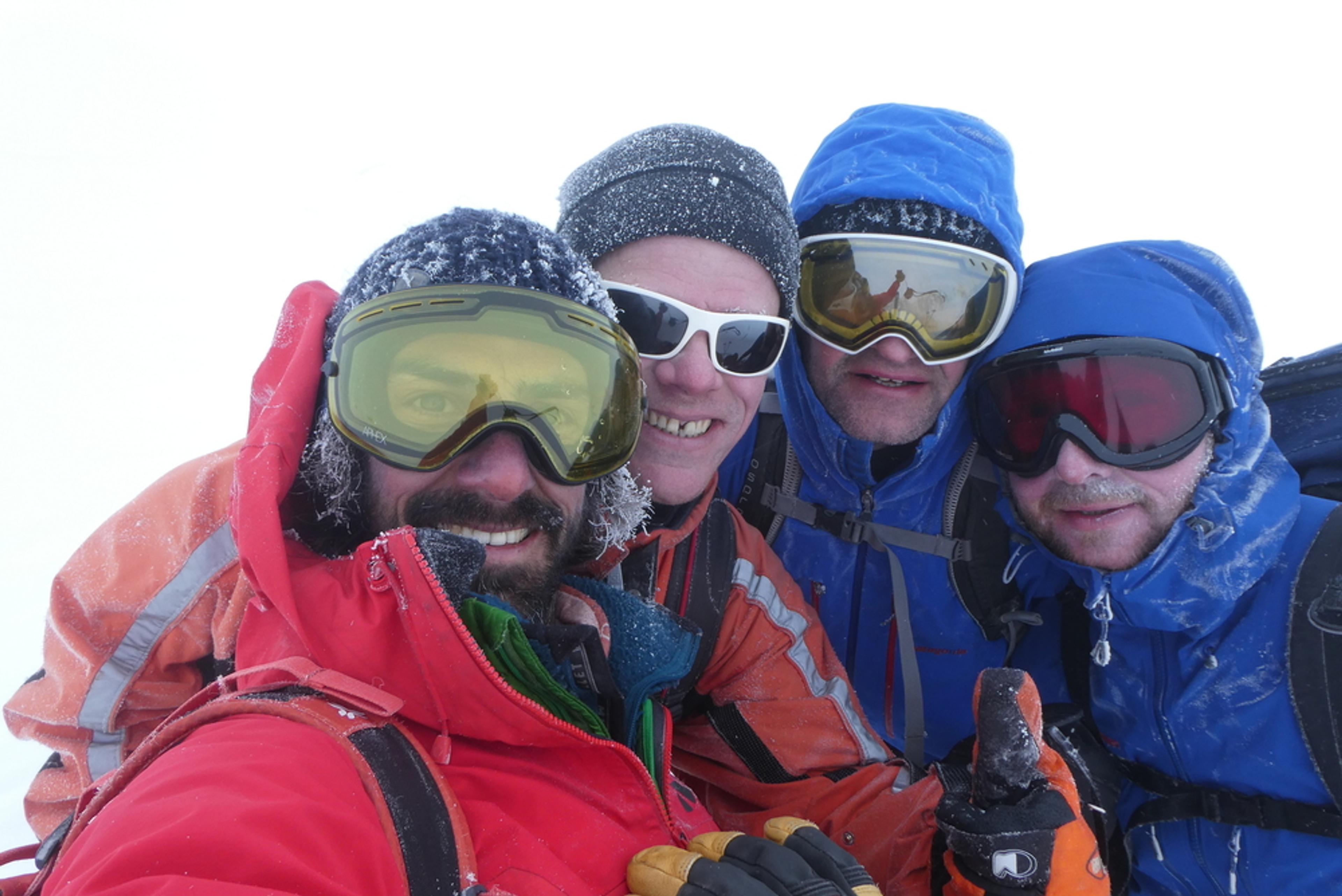 Ski rando - Roche Malotte - Petit fourchon - photo d'équipe