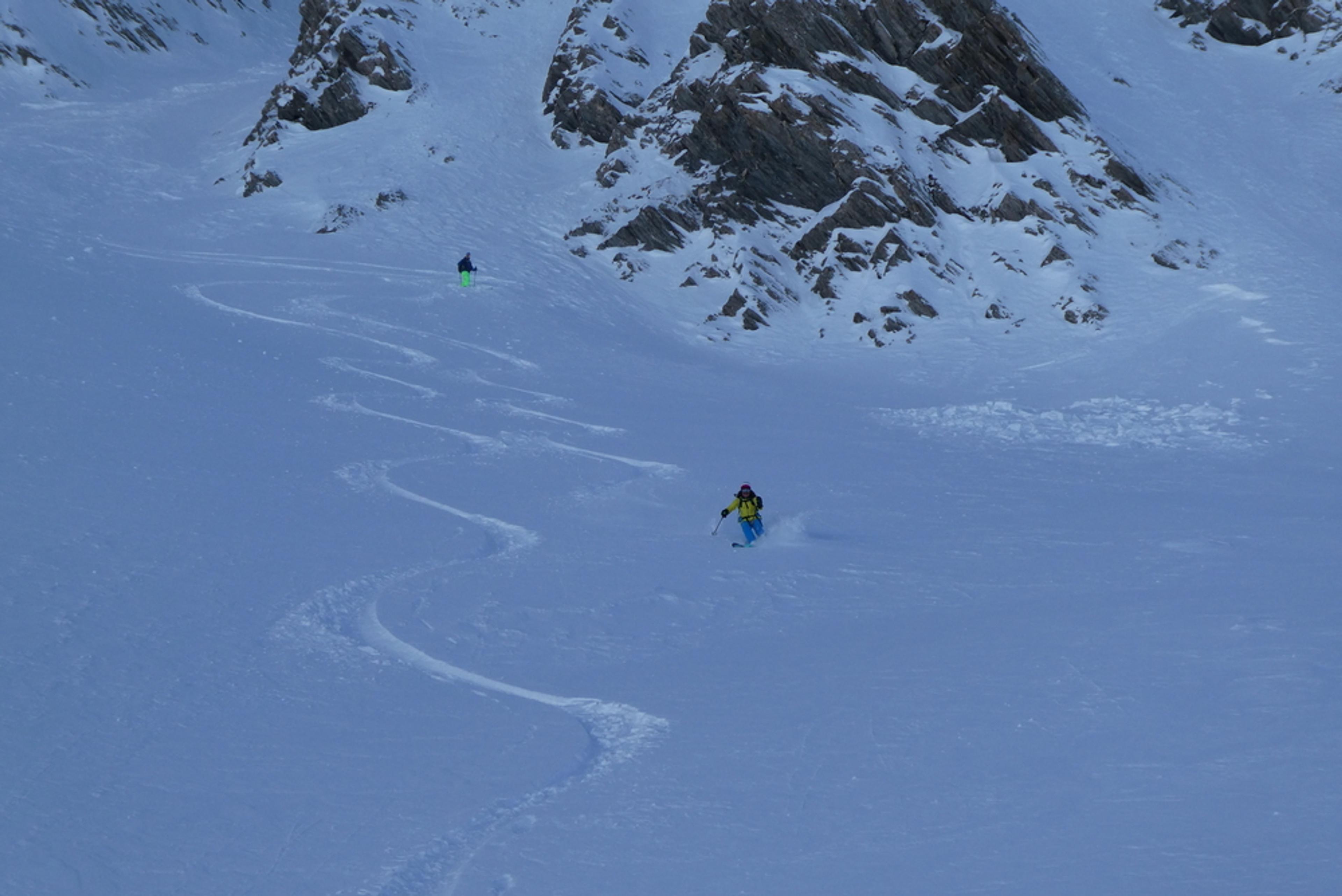 Couloirs - Sagnes Longues - Anais en finit avec le couloir