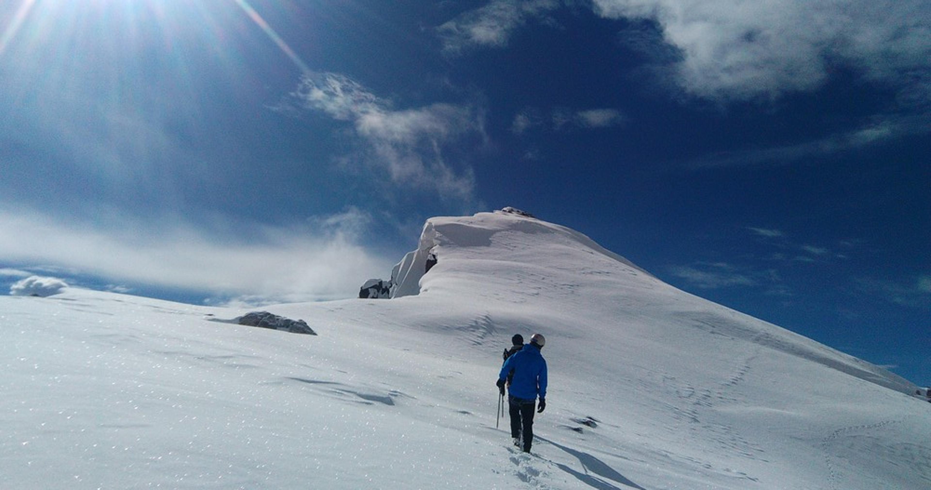 Stage initiation alpinisme - Arrivée à 7000m