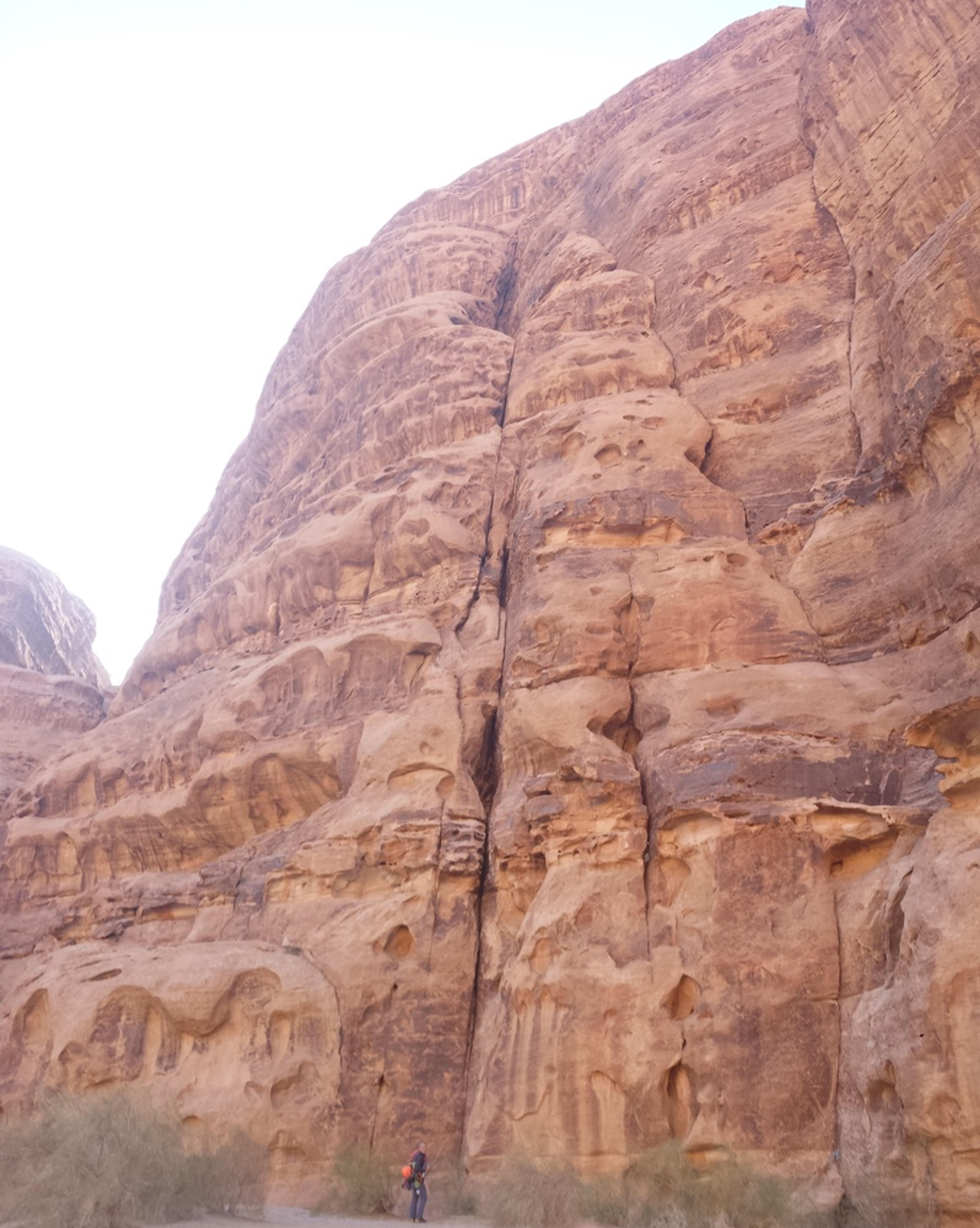 Barrah canyon - Rain in the desert - La ligne