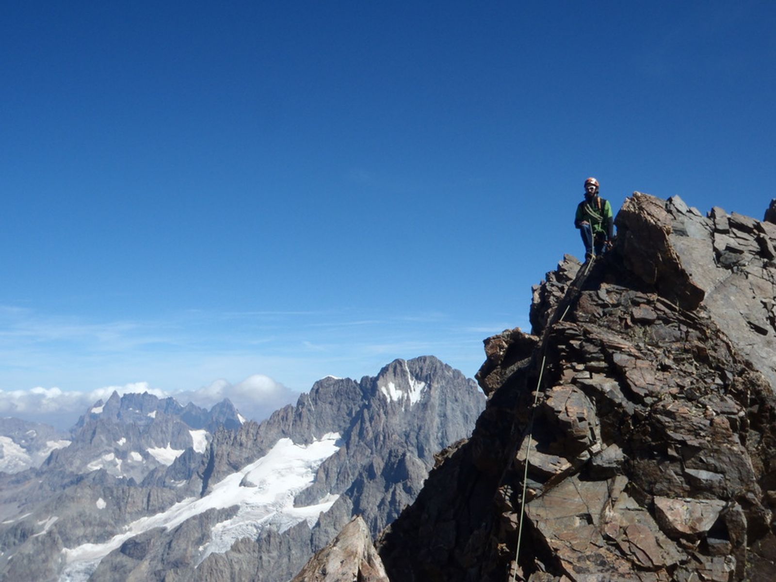 Devies Gervasutti - Ailefroide Occidentale - Sur l'arête 