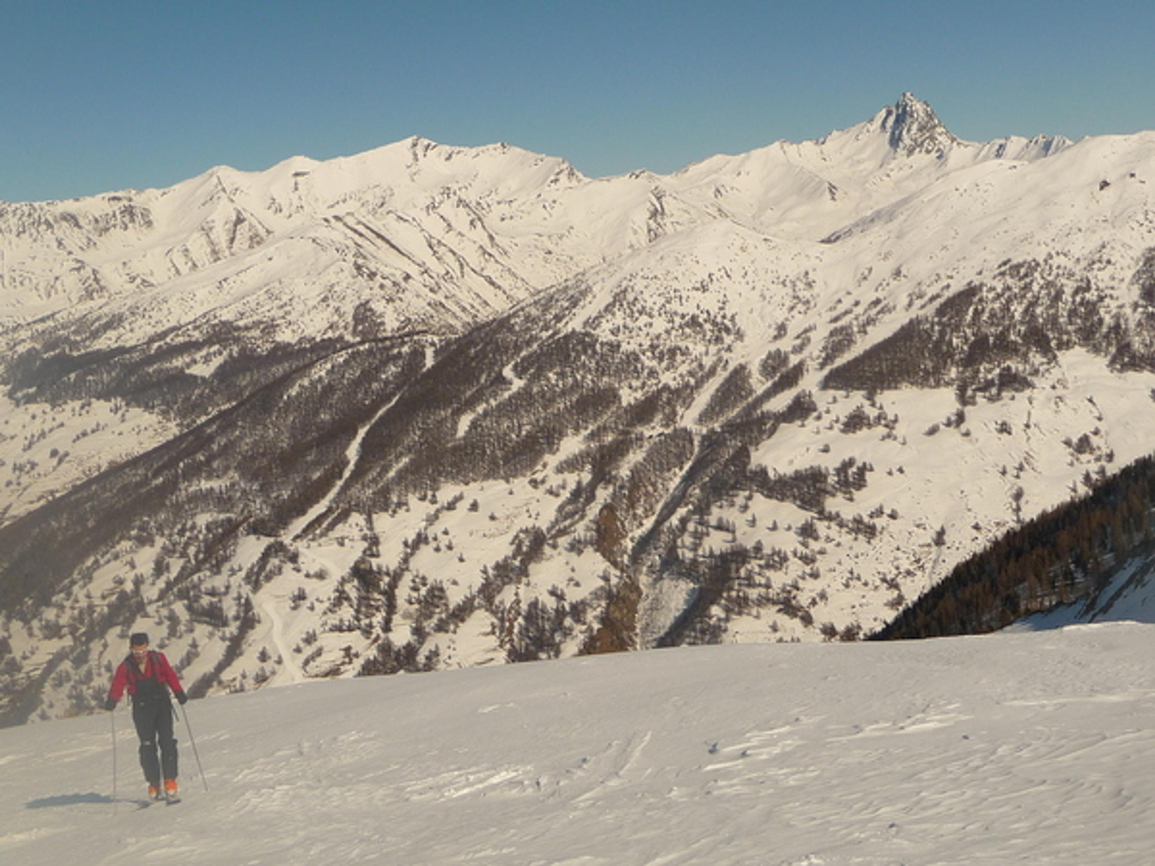 Ski - Col de la Lauze - Le bleu Haut alpin, une base!