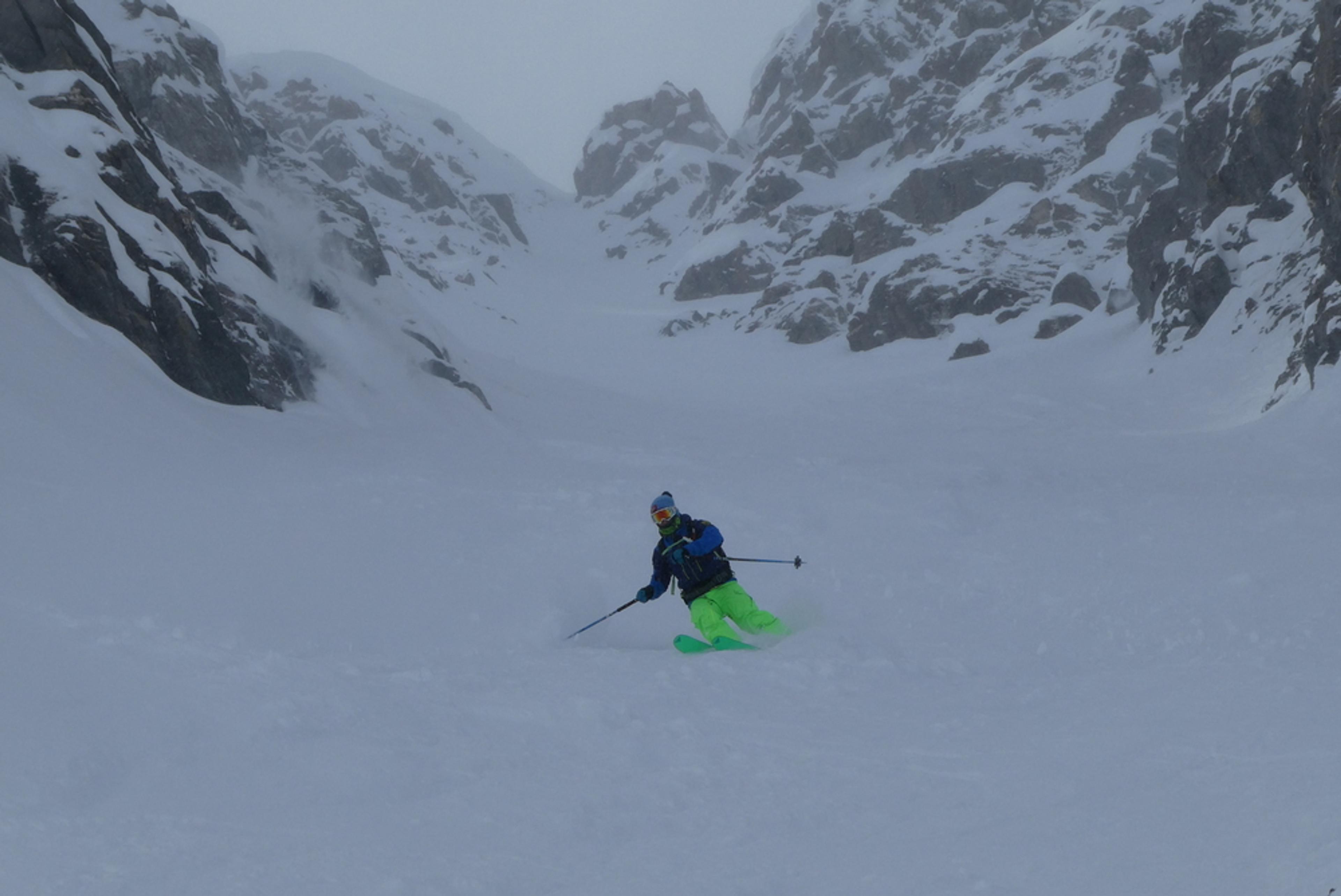 Couloir Pente raide - Baionnette - Geoffrey