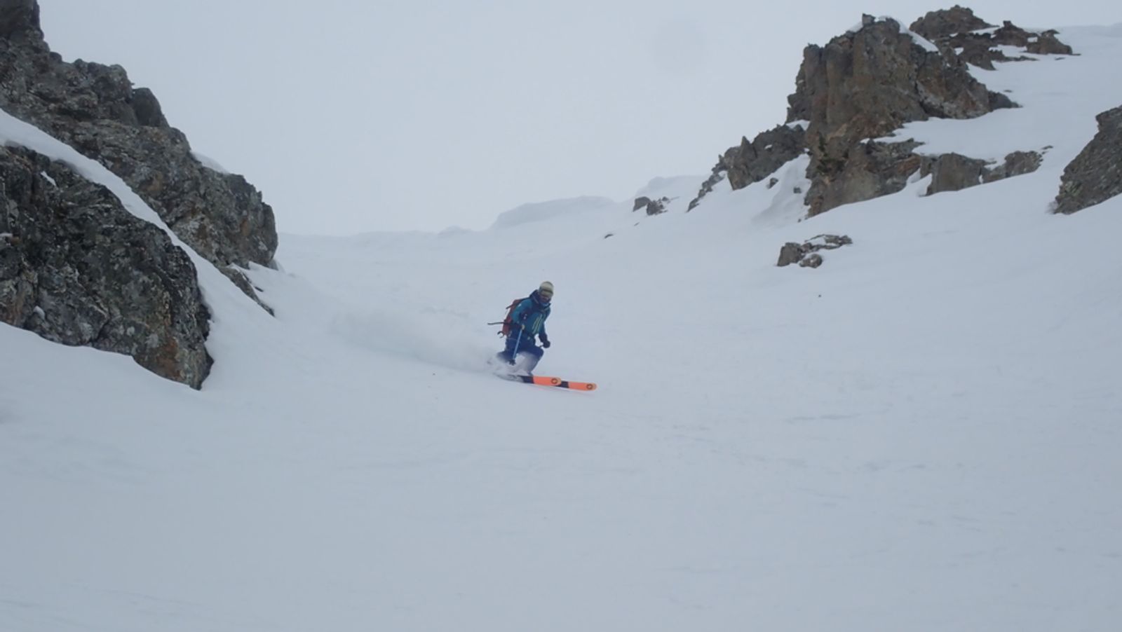 Raid ski – Couloir Eyssilloun – Bibi