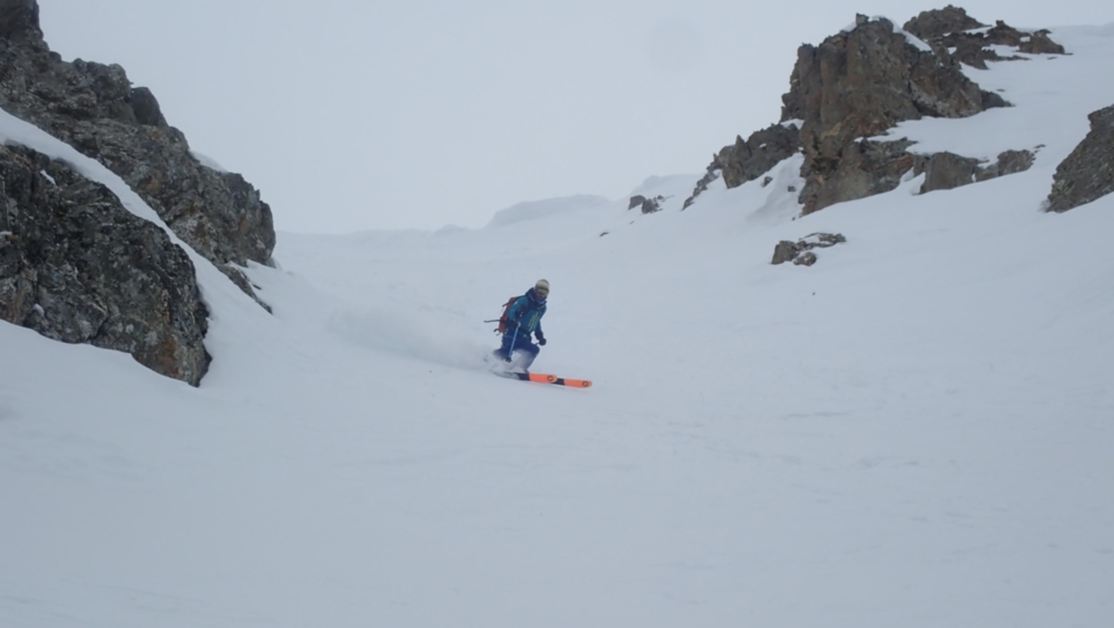 Raid ski – Couloir Eyssilloun – Bibi