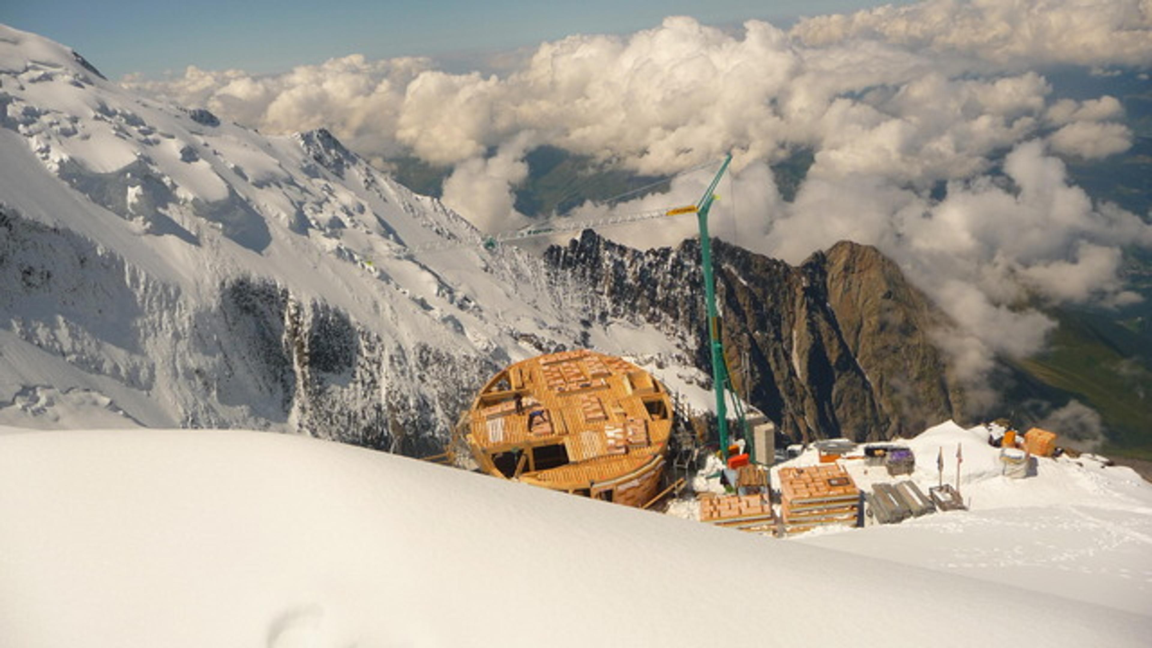Mont Blanc par les Trois Monts - Futur refuge du Goûter