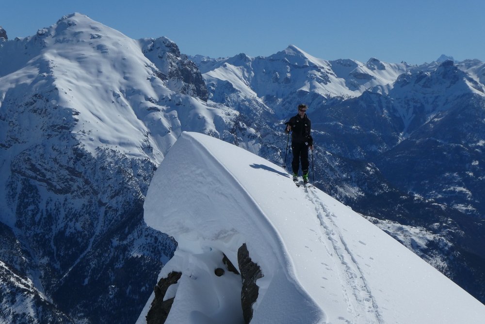Couloir nord Rouya - Corniche