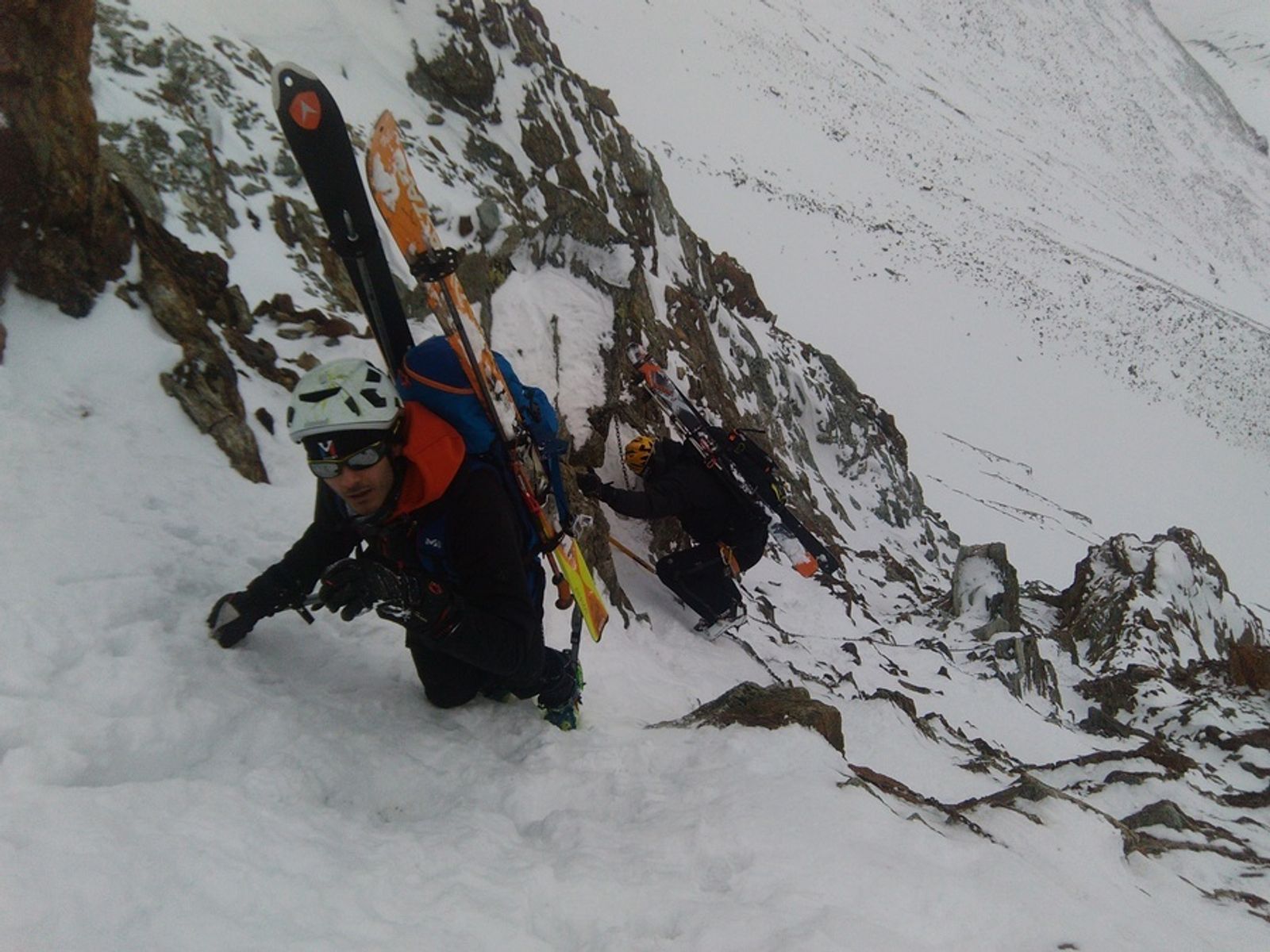 descente du Col de la Division
