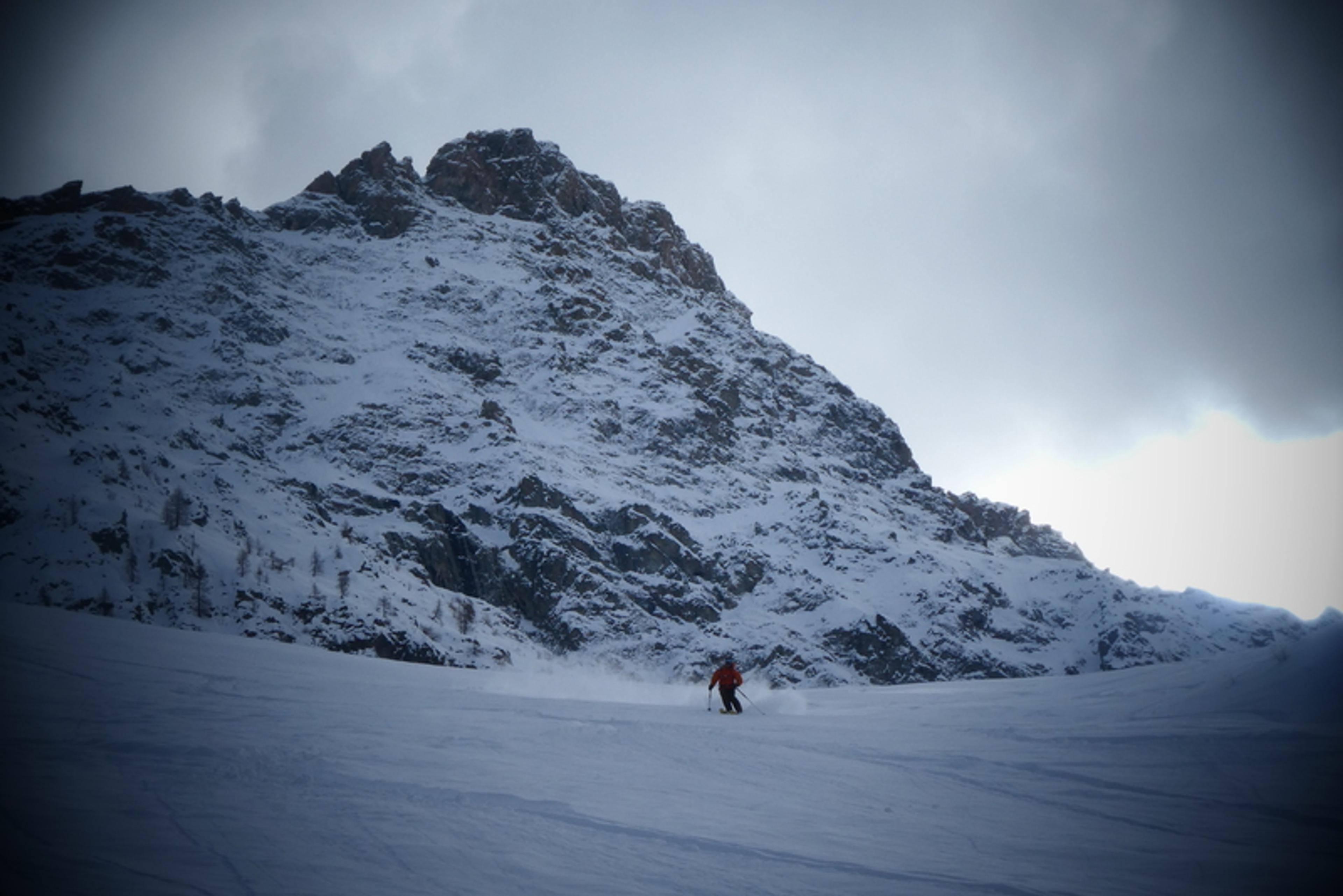 Couloir crête Bel Serre - On se croirait en montagne