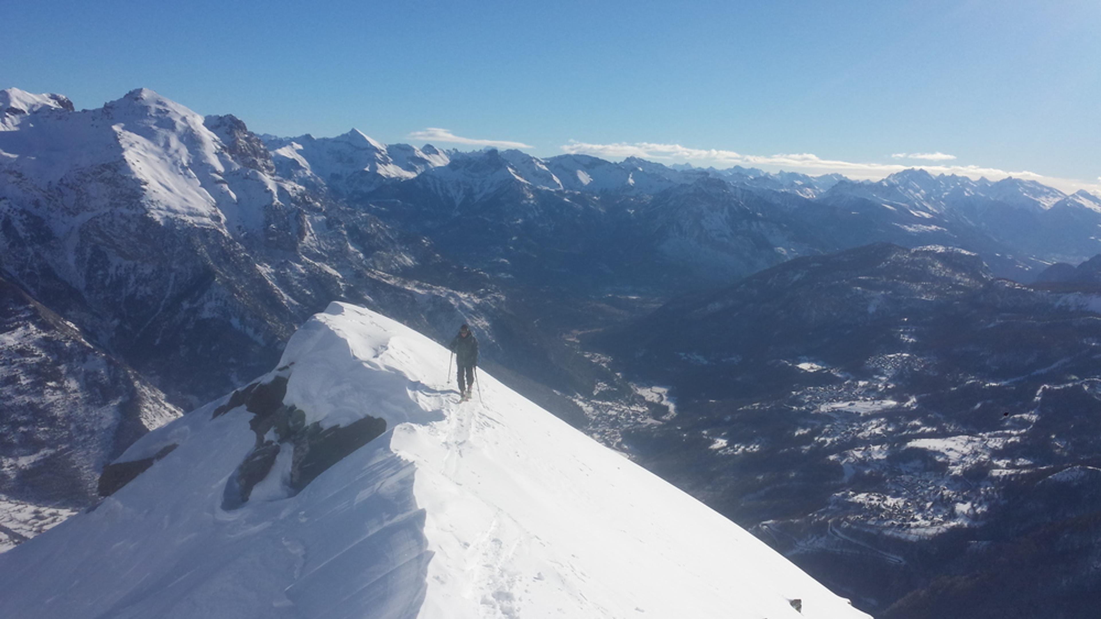 Sur l'arête du chastellet