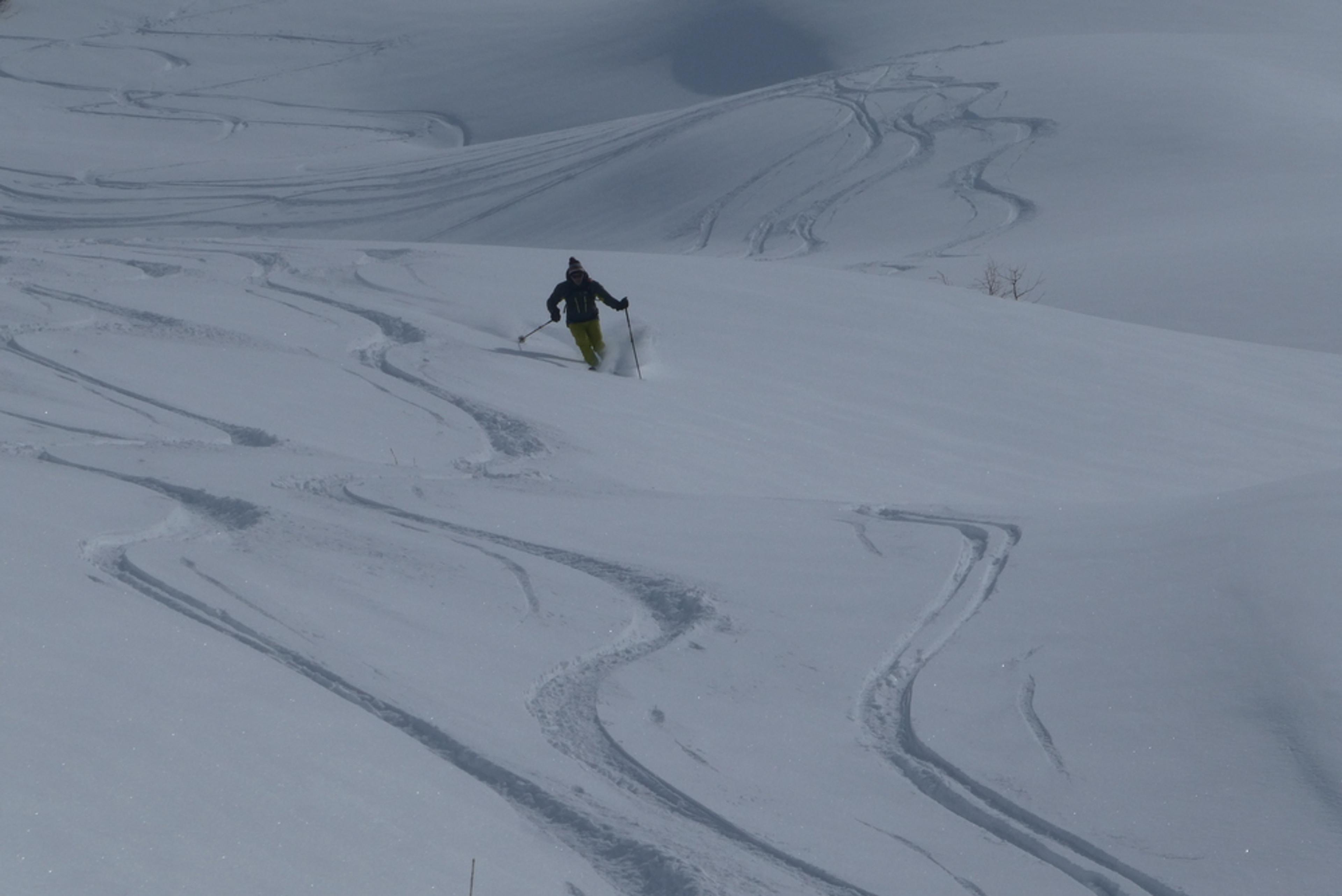 Ski randonnée Ubaye Fouillouse - Vers le Col de Mirandol - Crémeux