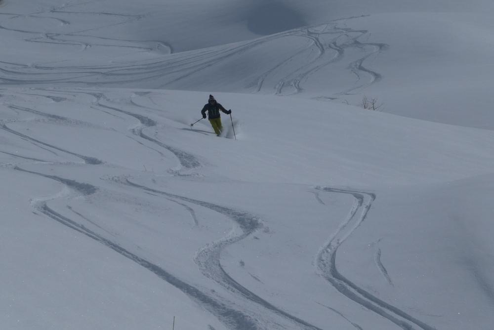 Ski randonnée Ubaye Fouillouse - Vers le Col de Mirandol - Crémeux
