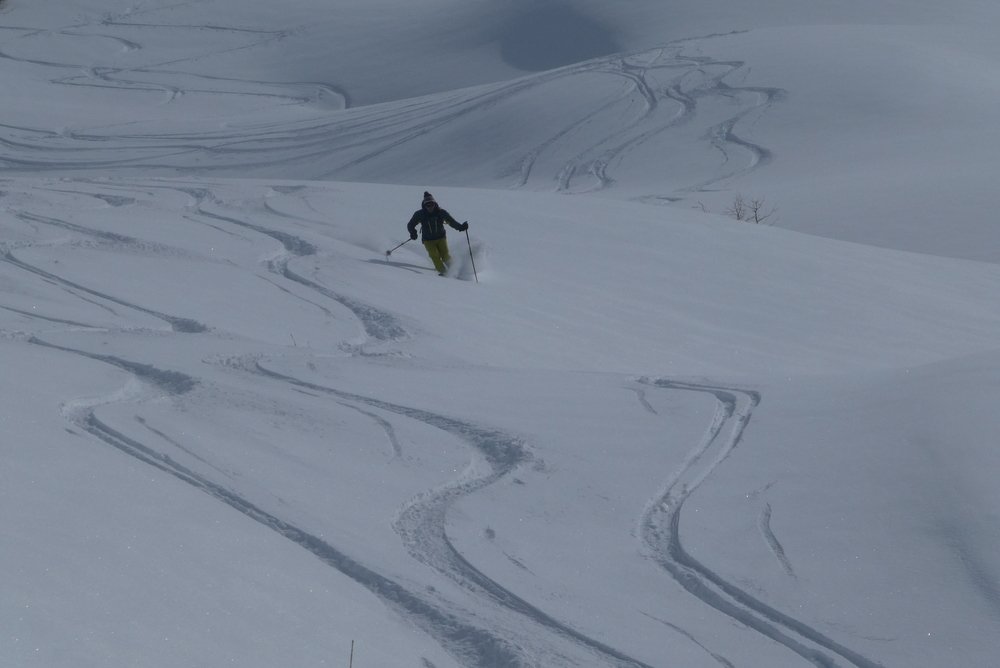 Ski randonnée Ubaye Fouillouse - Vers le Col de Mirandol - Crémeux