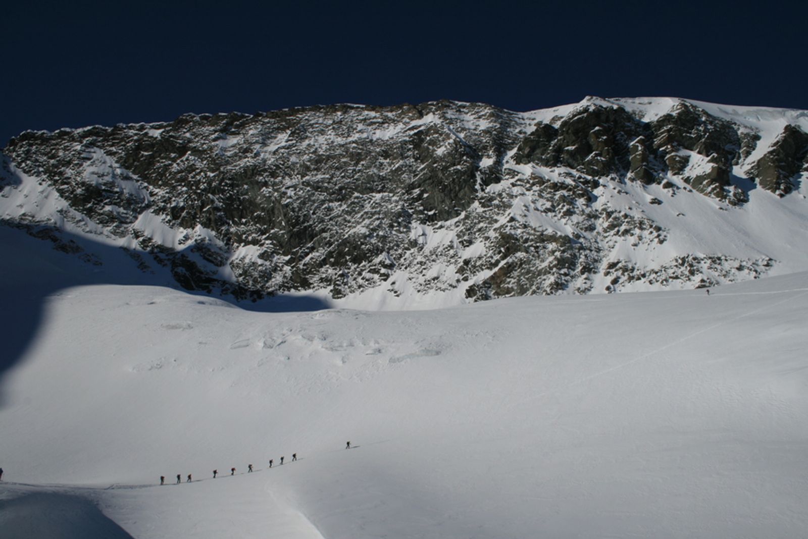 Raid ski Haute Maurienne - Ptit groupe vers l'Albaron