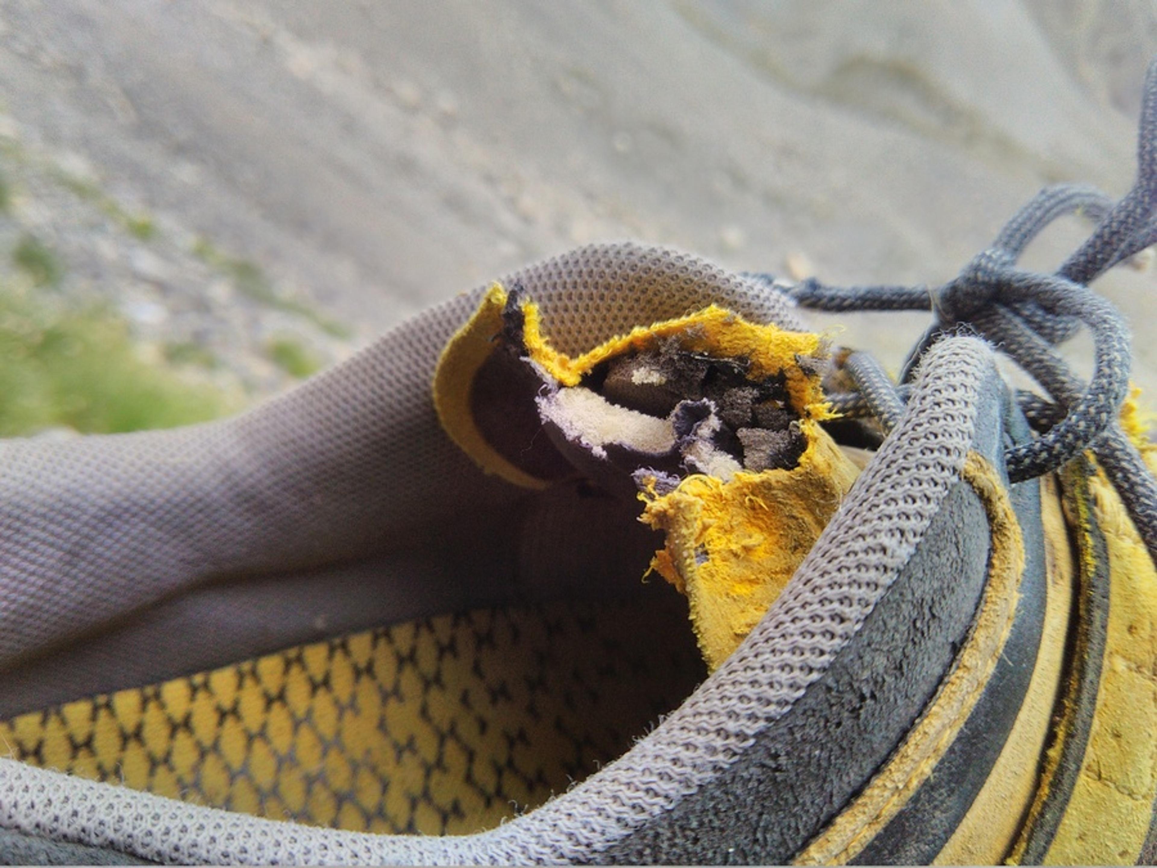 Aiguille du Vallonnet - Trou de Mémoire - La chaussure marmotisée