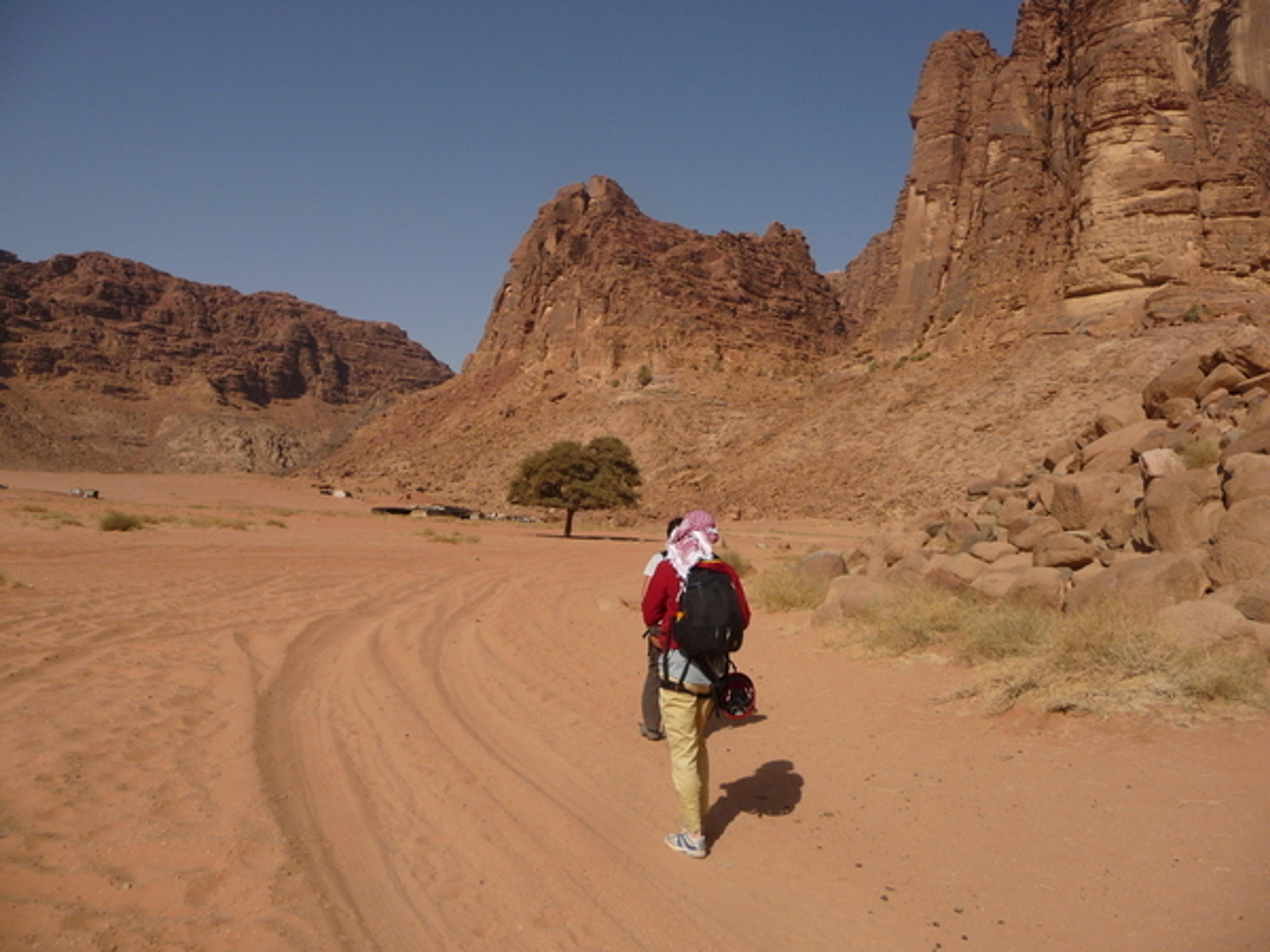 Traversée Jebel Rum - En route vers Abu Aina