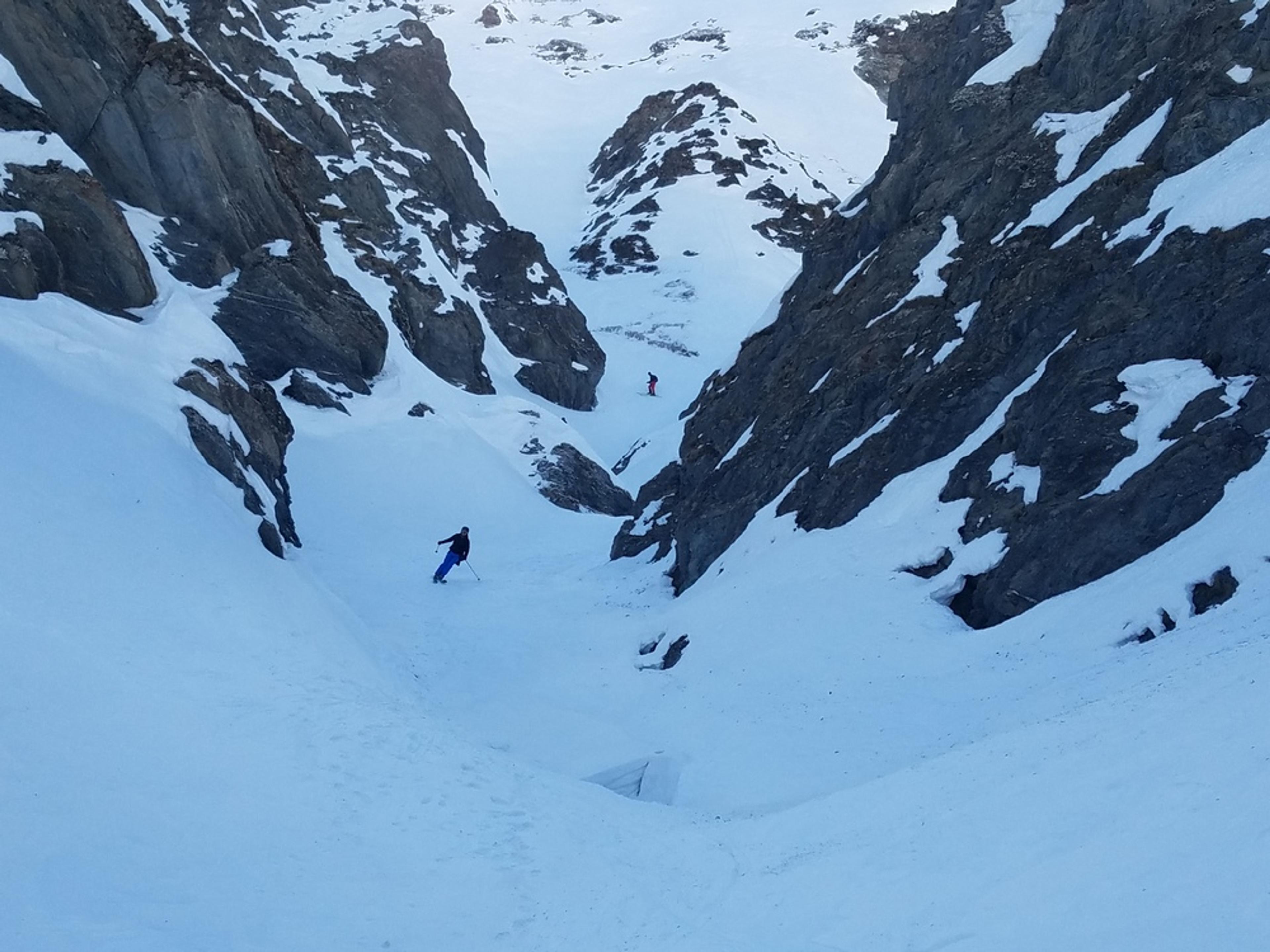 Raid Ski – Col Bellino – Dans le canyon