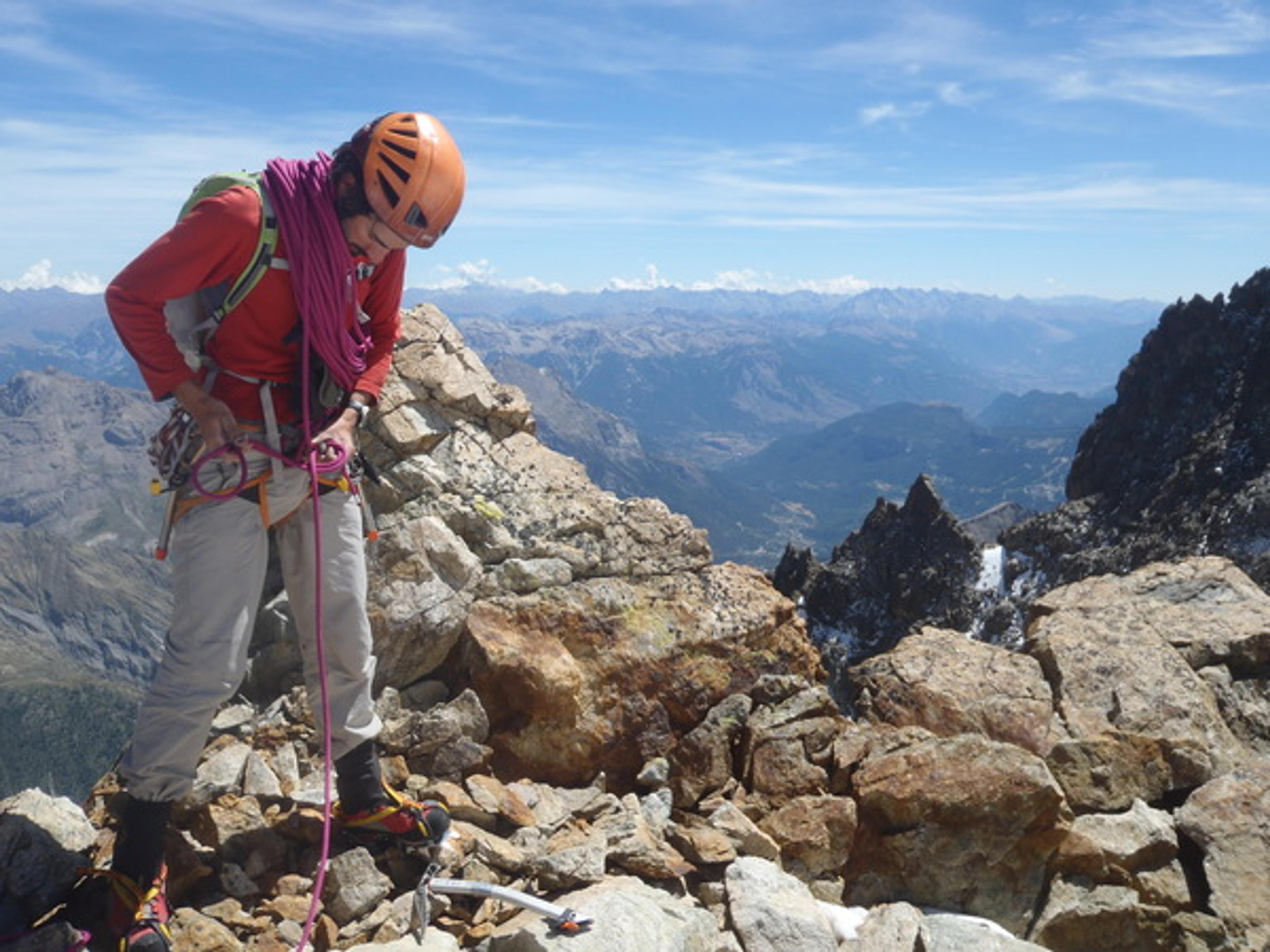 Pilier Kelle - Pelvoux - Passage en mode glaciaire