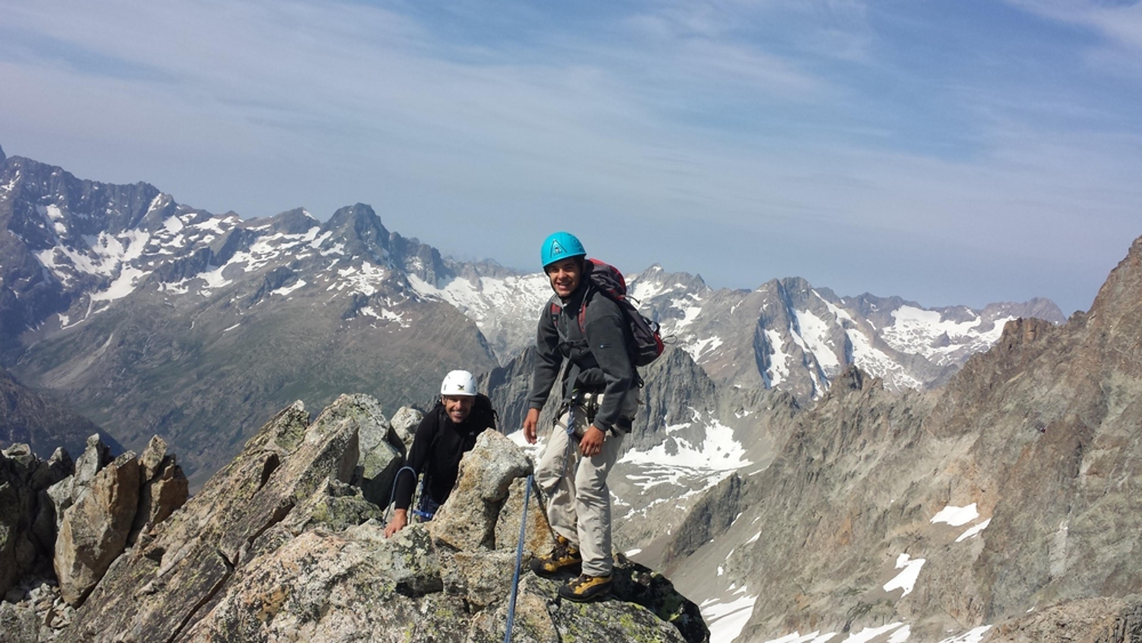 Aiguille Centrale - Debout ou pas?