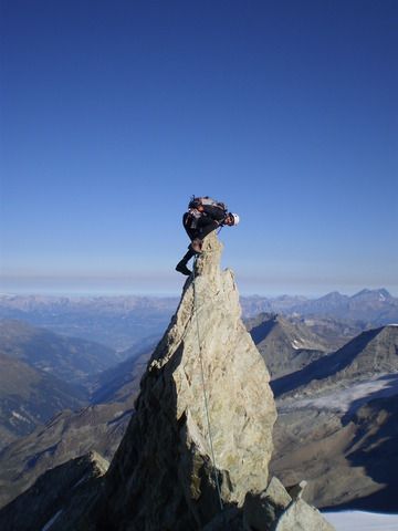 Zinalrothorn, en traversée