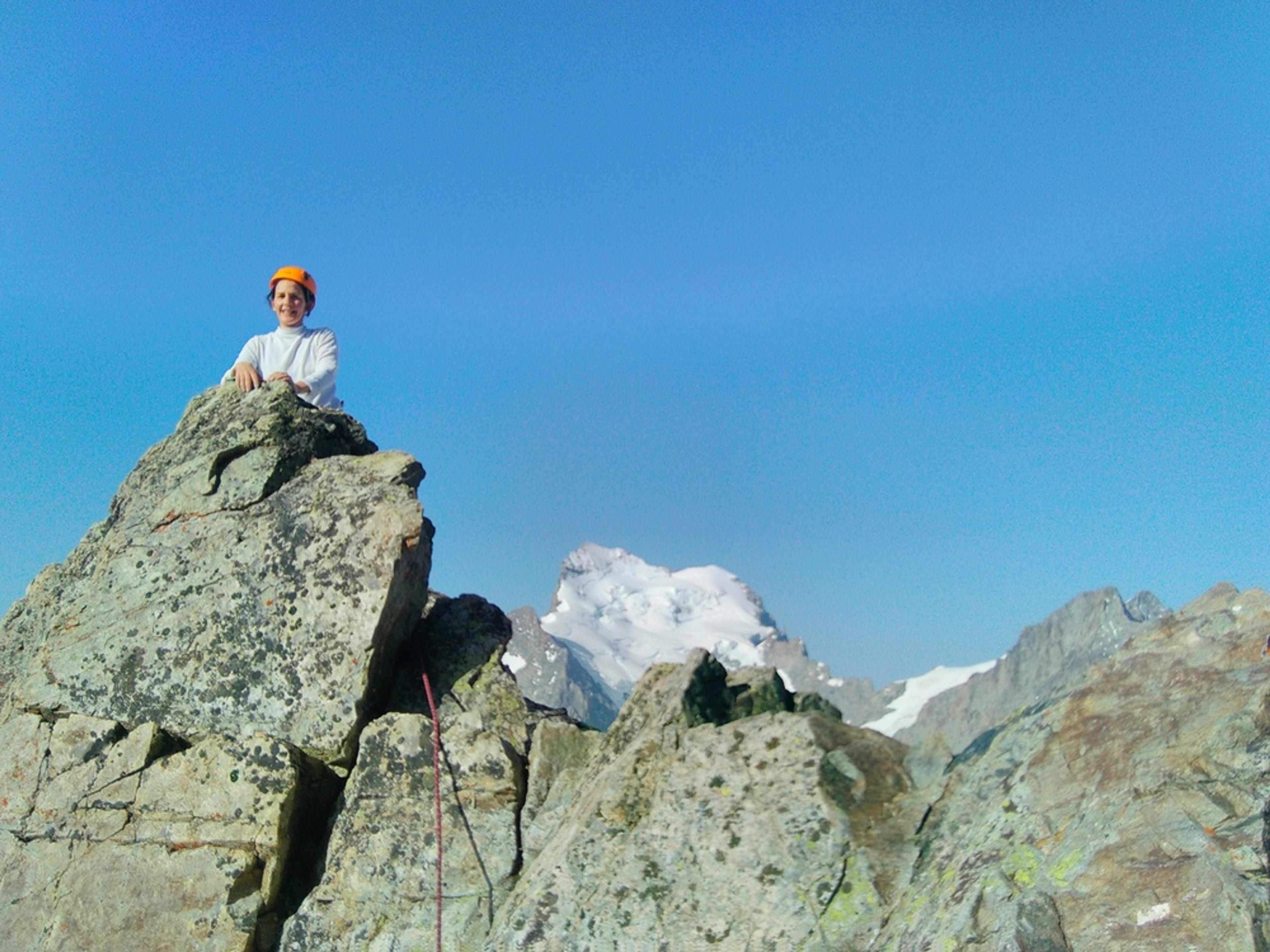 Pic du Glacier Blanc - Arête Sud - Devant la Barre