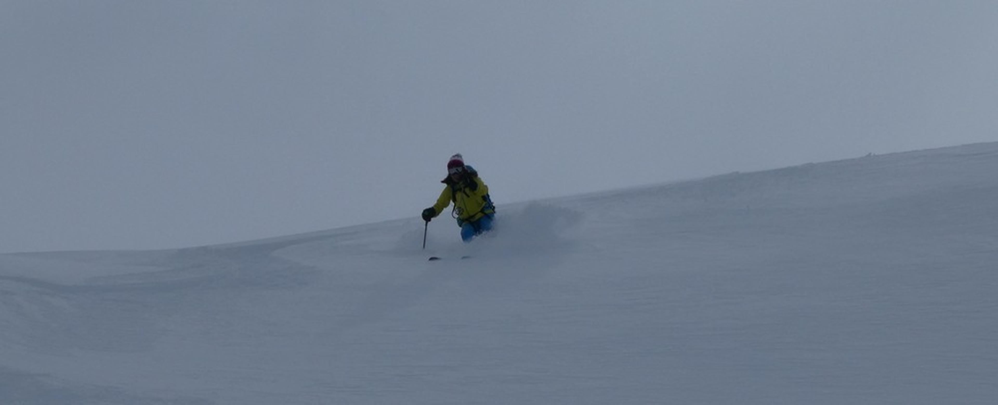 Couloir Pente raide - Combe du Vel - Faire voler la poudre