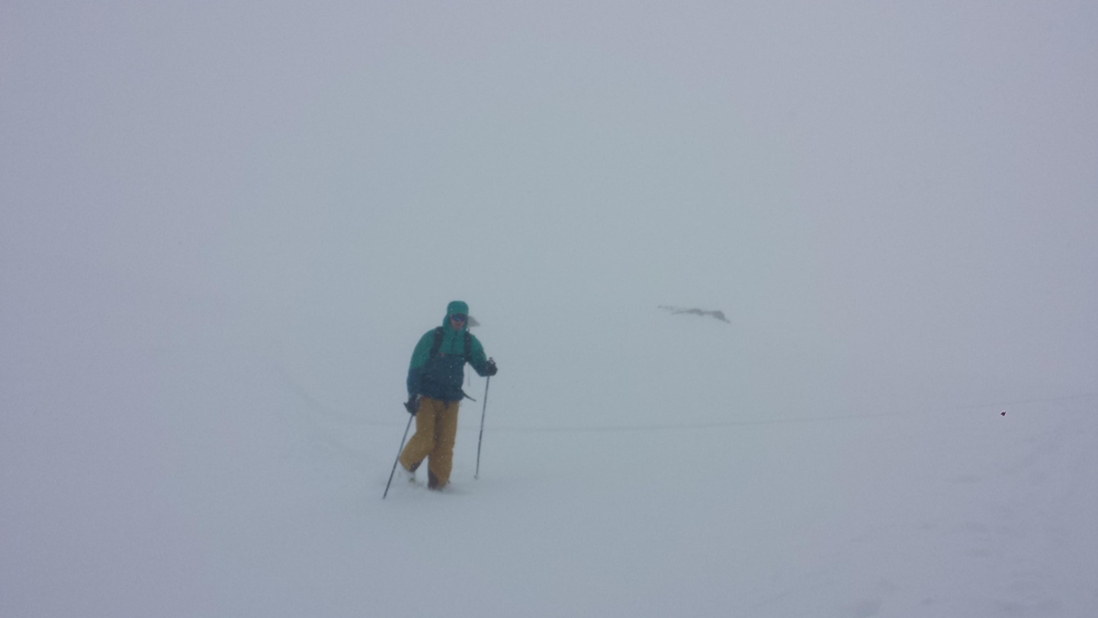Couloir Nord de ChateauRenard - Visi plutôt limite au sommet