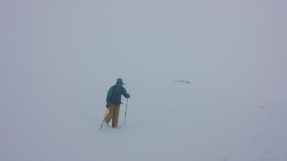 Couloir Nord de ChateauRenard - Visi plutôt limite au sommet