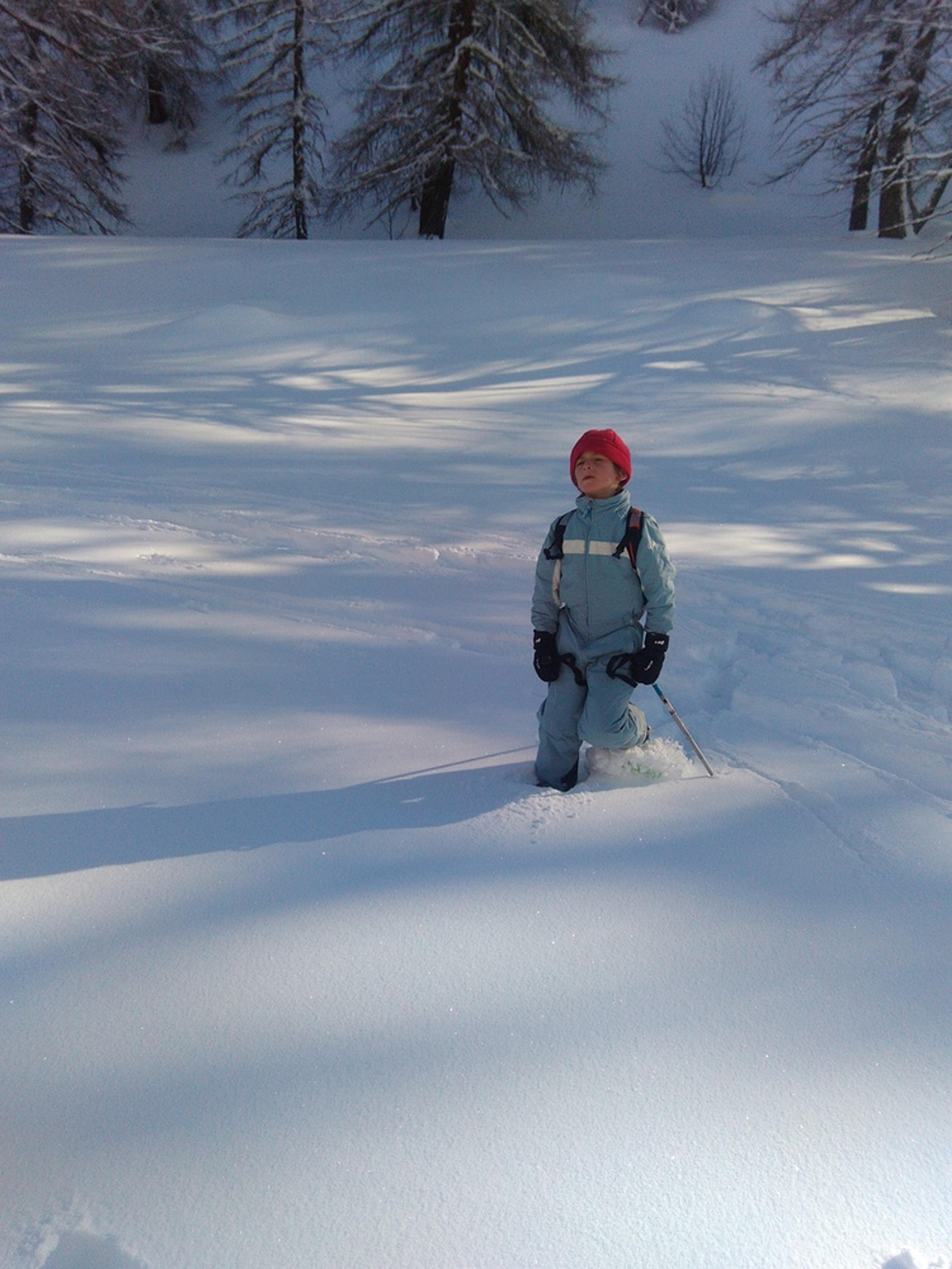 Un lutin perdu dans la neige