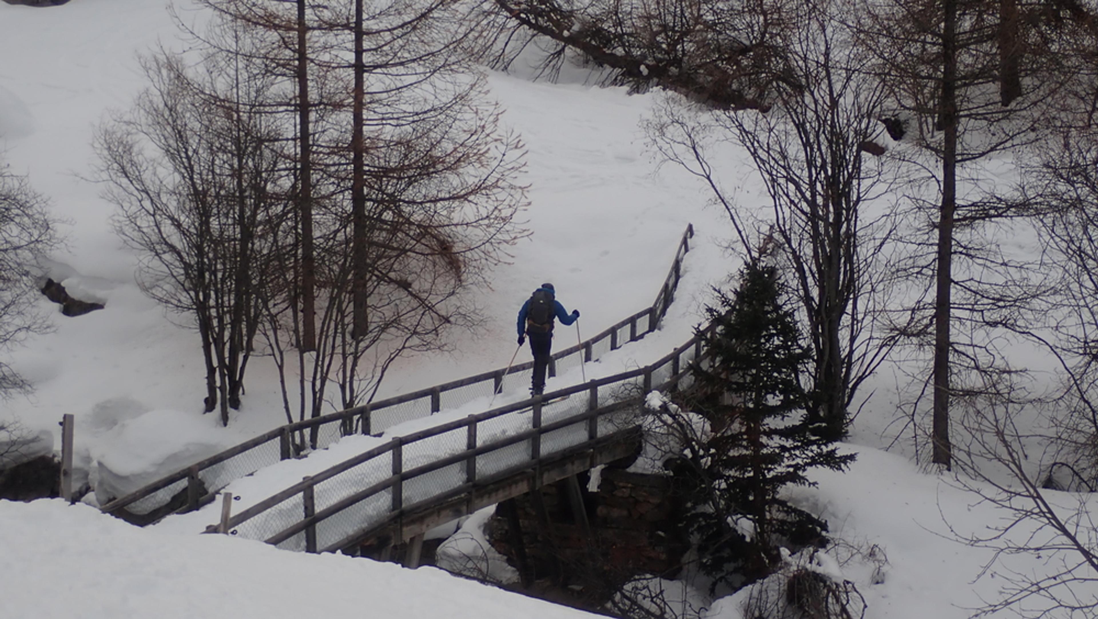 Raid ski – Couloir Eyssilloun – Fouillooz Bridge