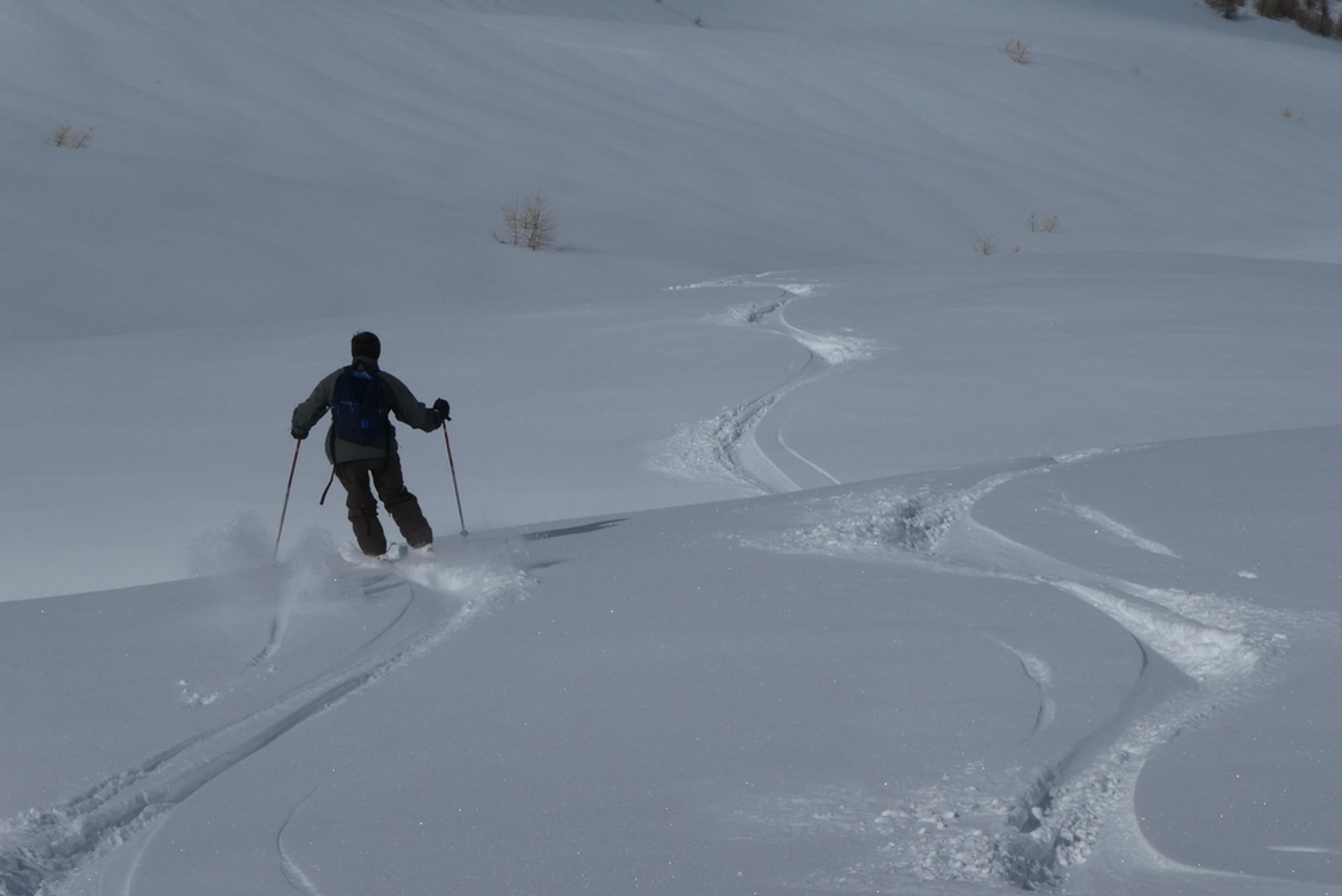 Ski randonnée les Orres - Philippe