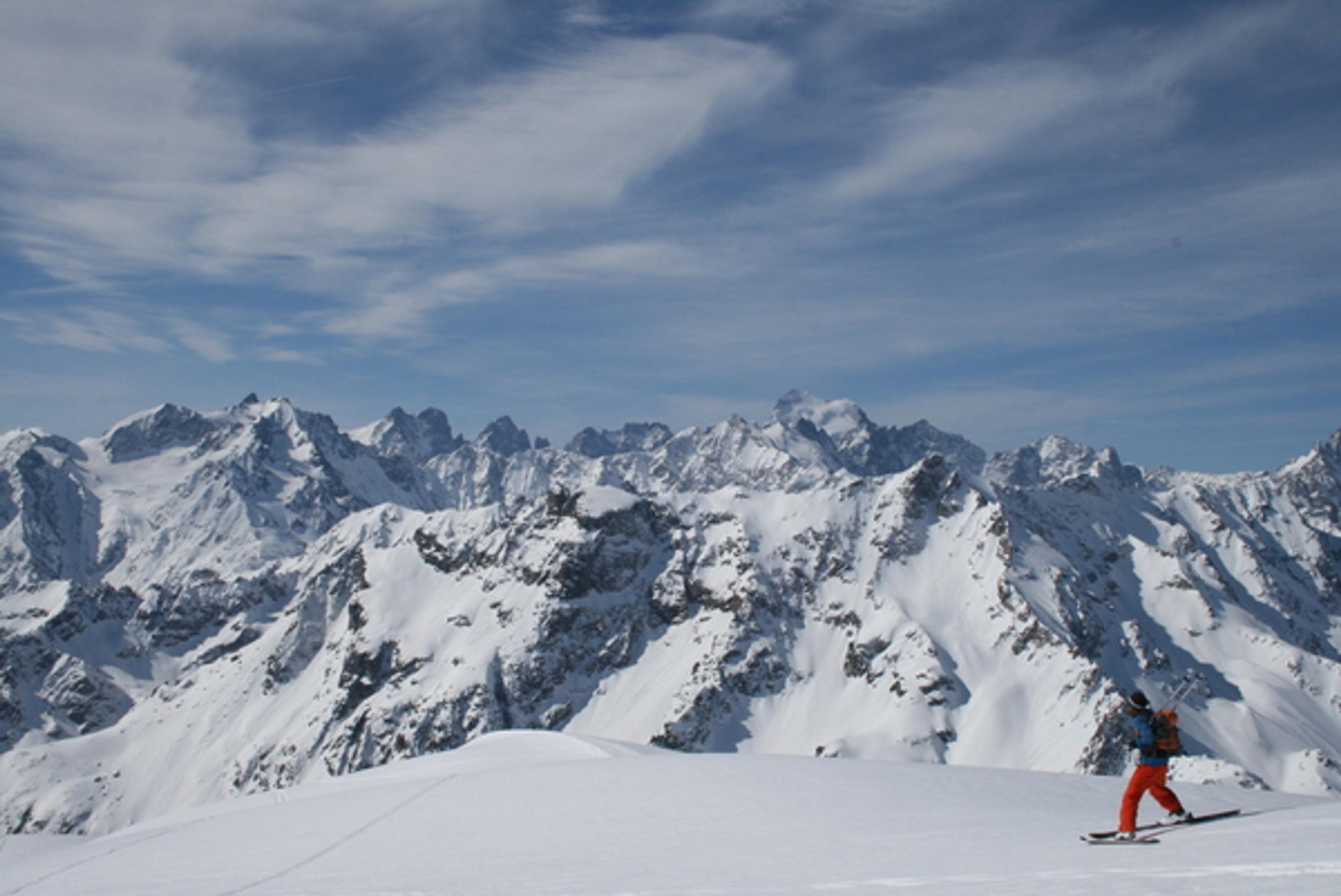 Tête Colombe - Démonstration de ski
