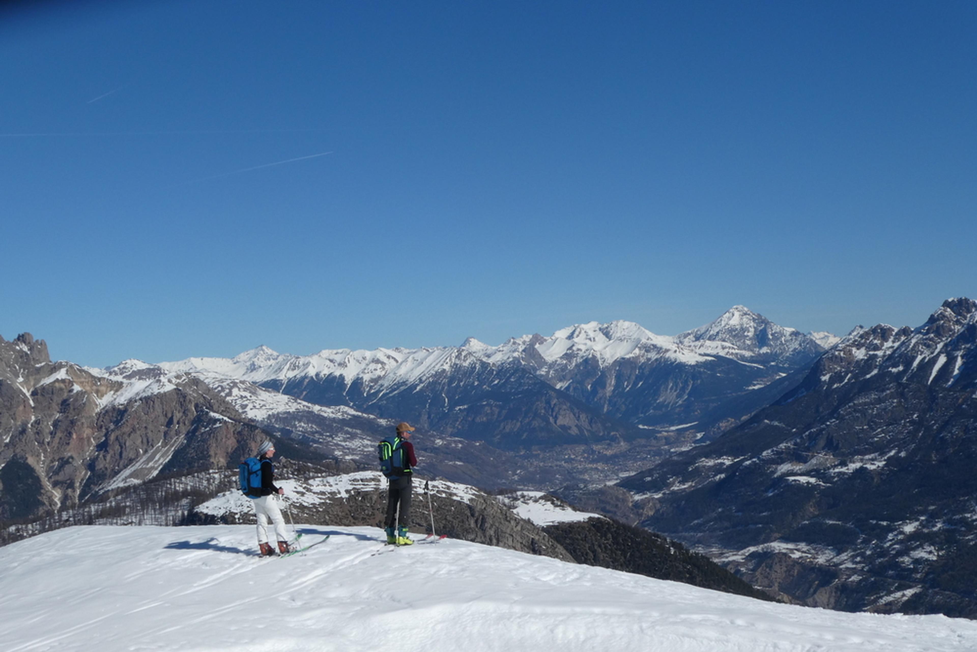 Découverte ski de randonnée - Tête des Lauzières - Contemplation amoureuse