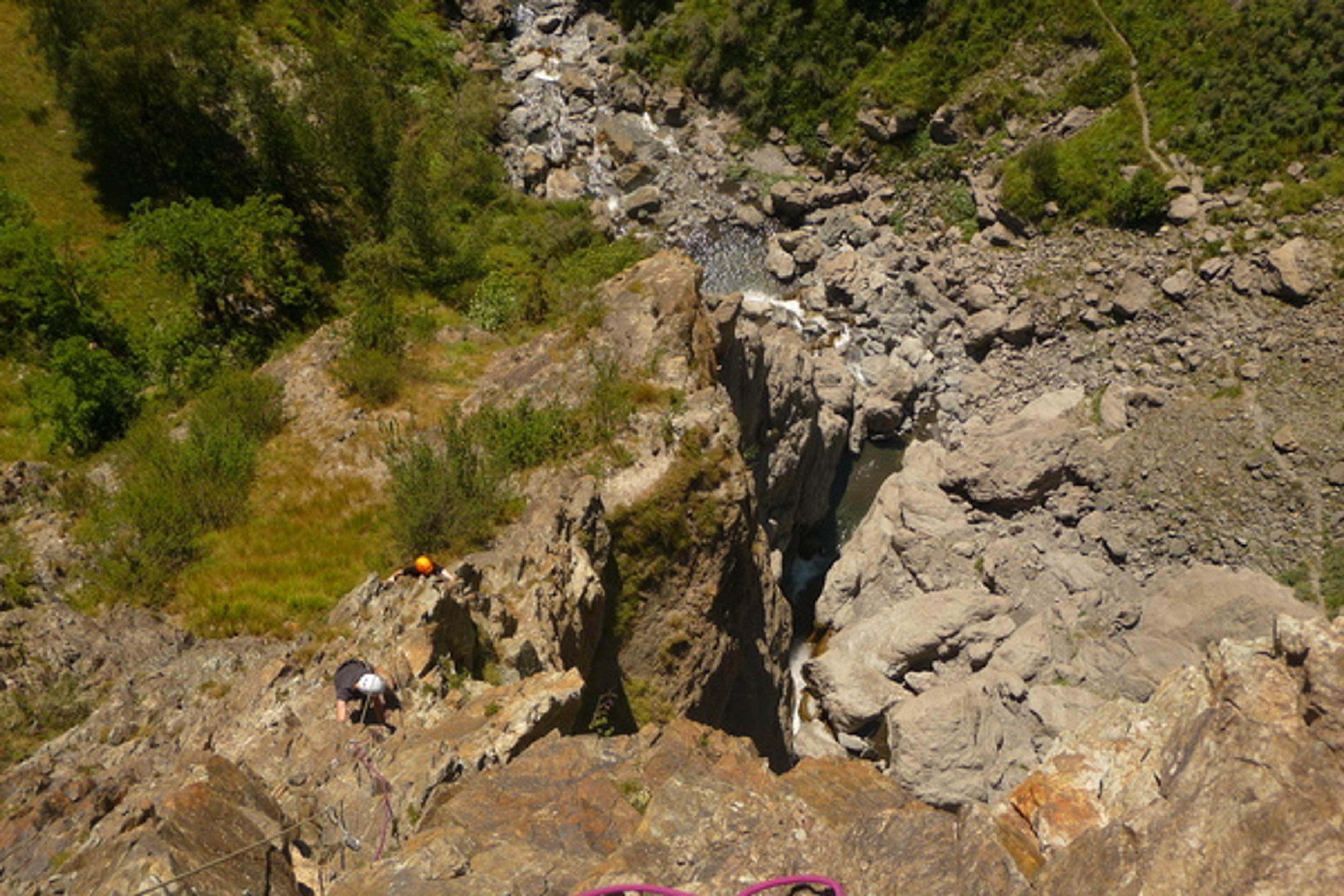Arête de la cascade - Une vraie arête