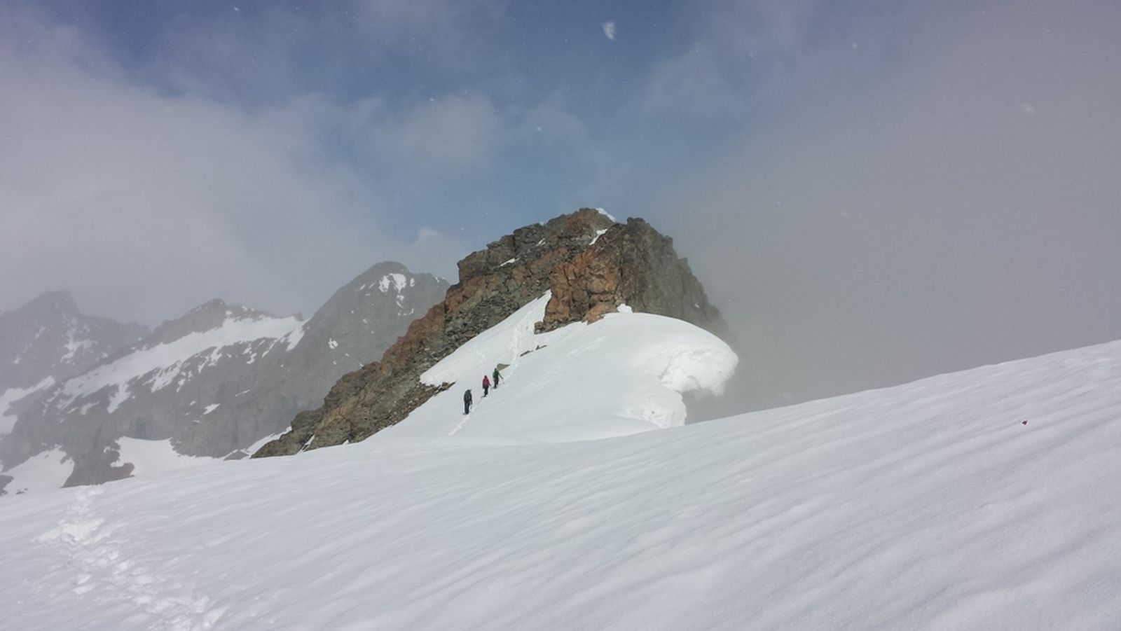 Initiation alpinisme - Arrivée au Pic d'Arsine