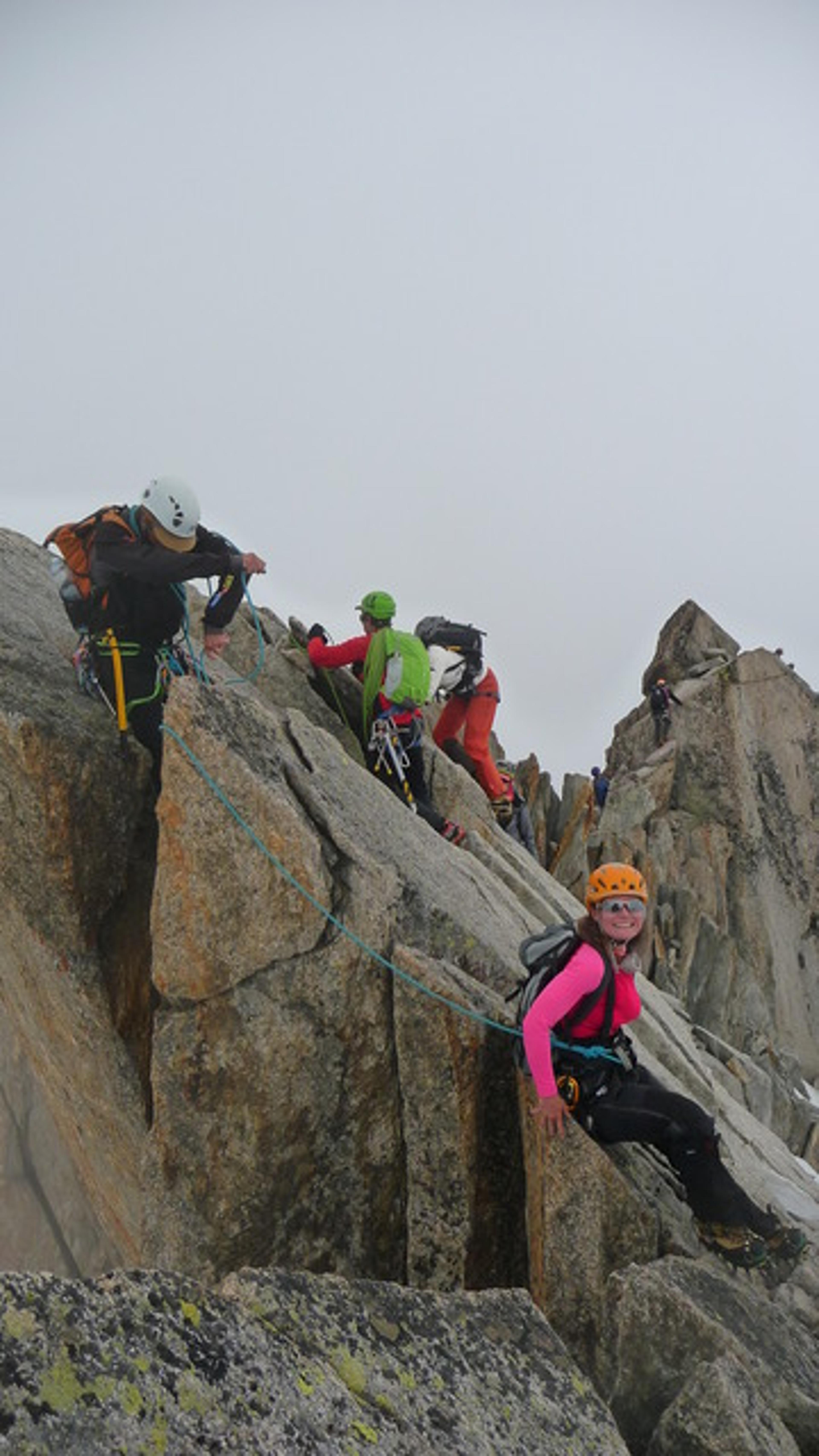 Petite Aiguille Verte - Et nous voilà au sommet