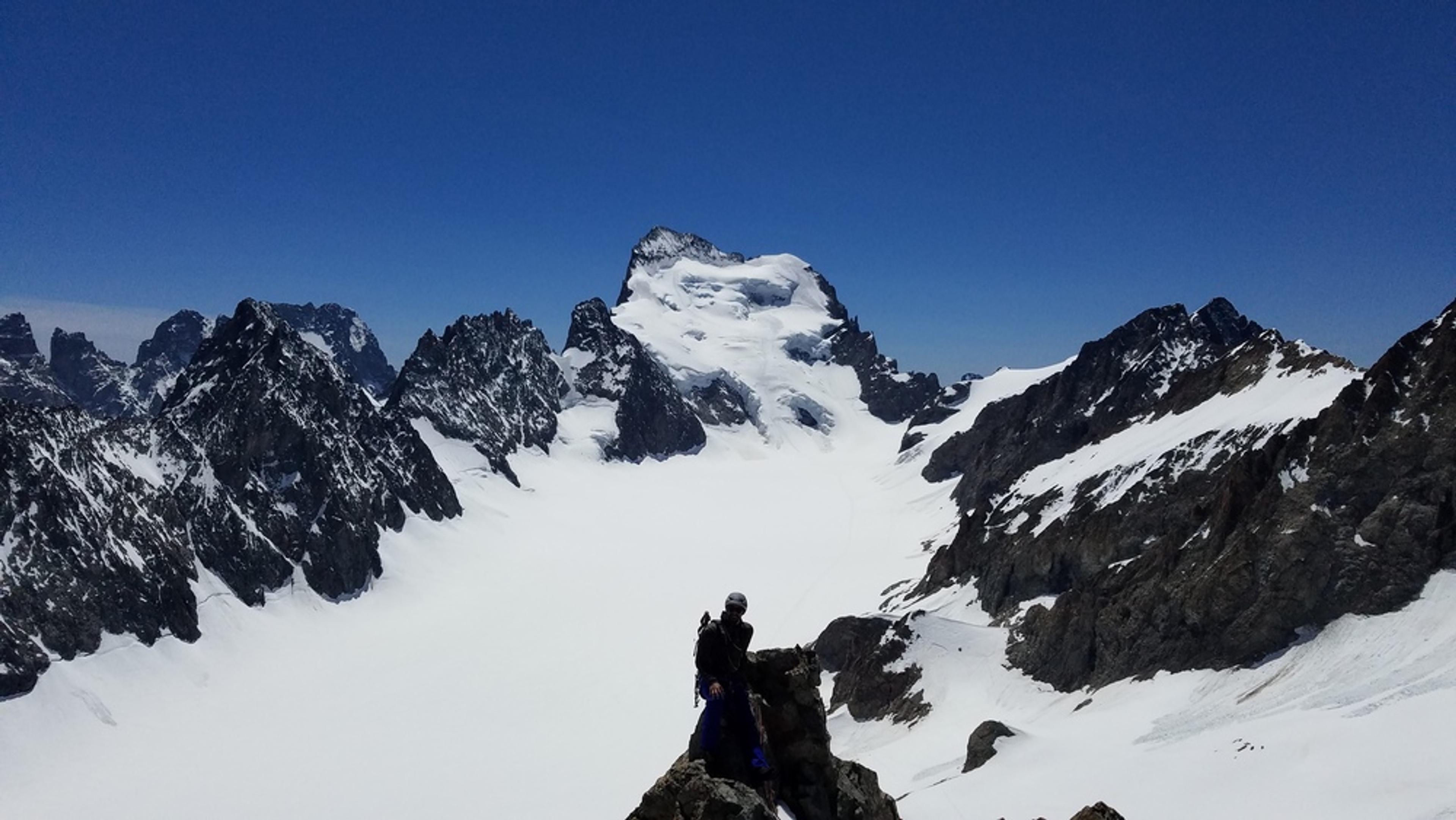 Arête sud Glacier Blanc - La grande classe