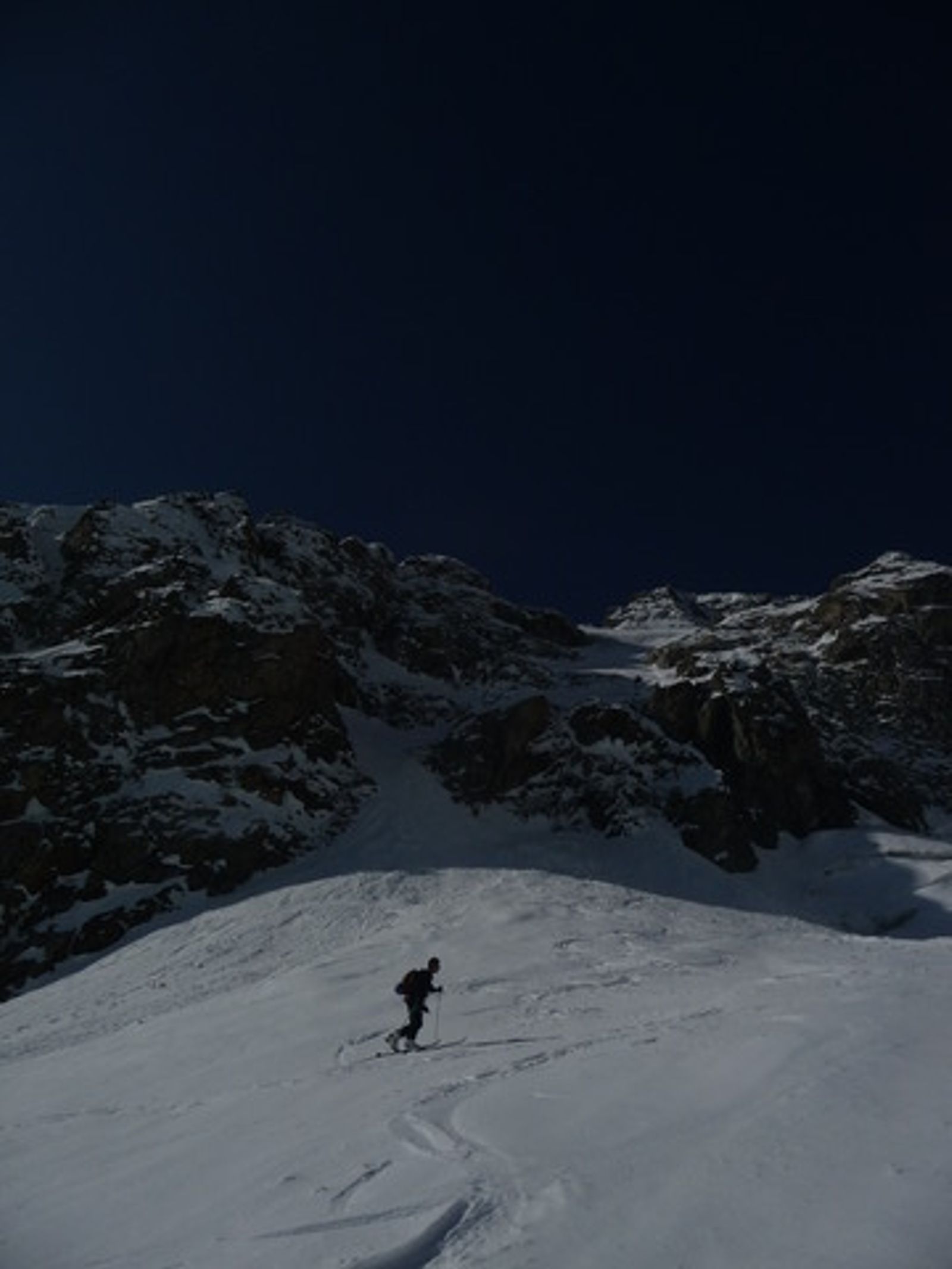 Col Claire - Le couloir de montée