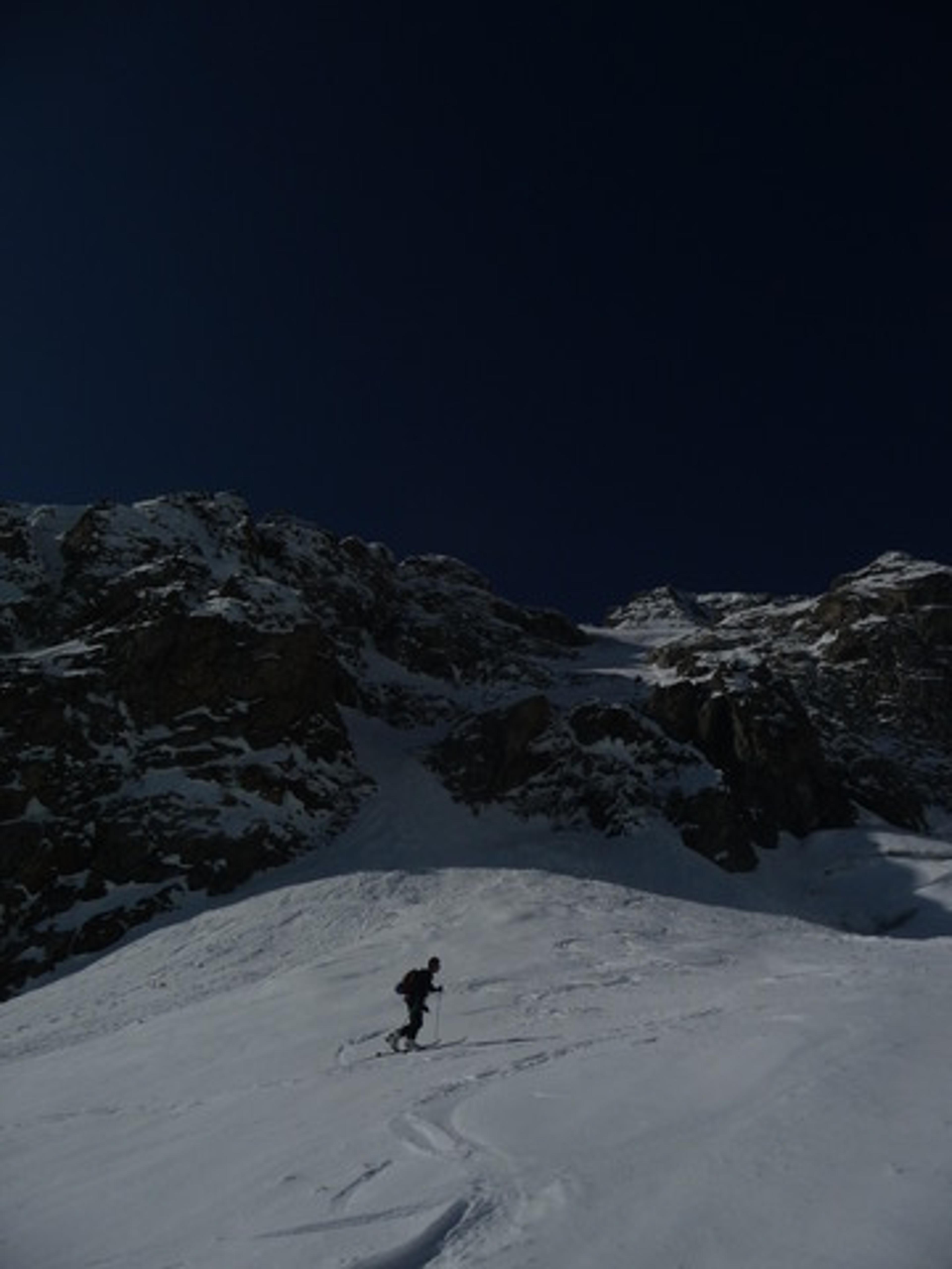 Col Claire - Le couloir de montée