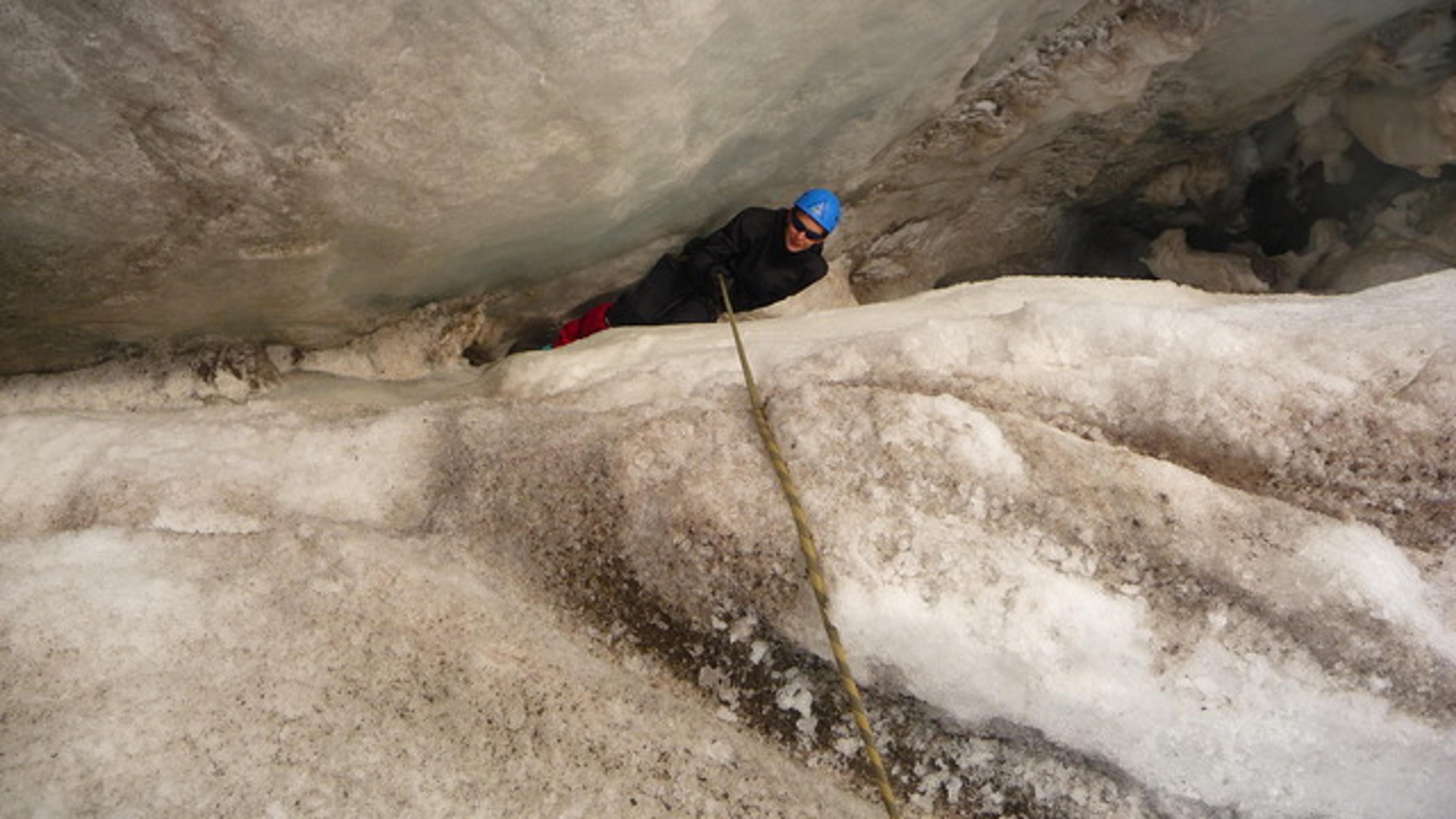 Ecole de Glace - Chute en crevasse deuxième!