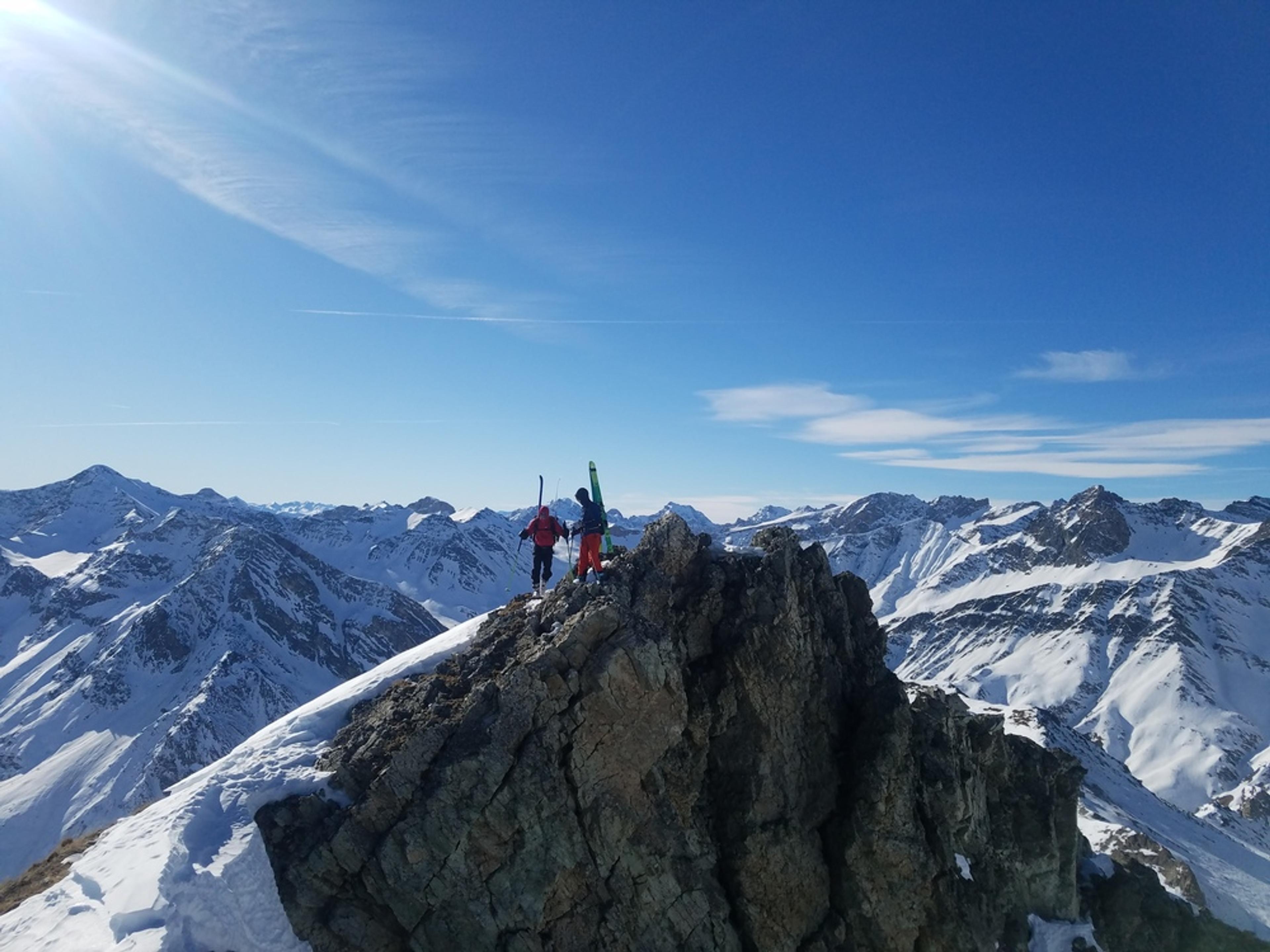 Raid Ski – Monté Vigna – Au sommet